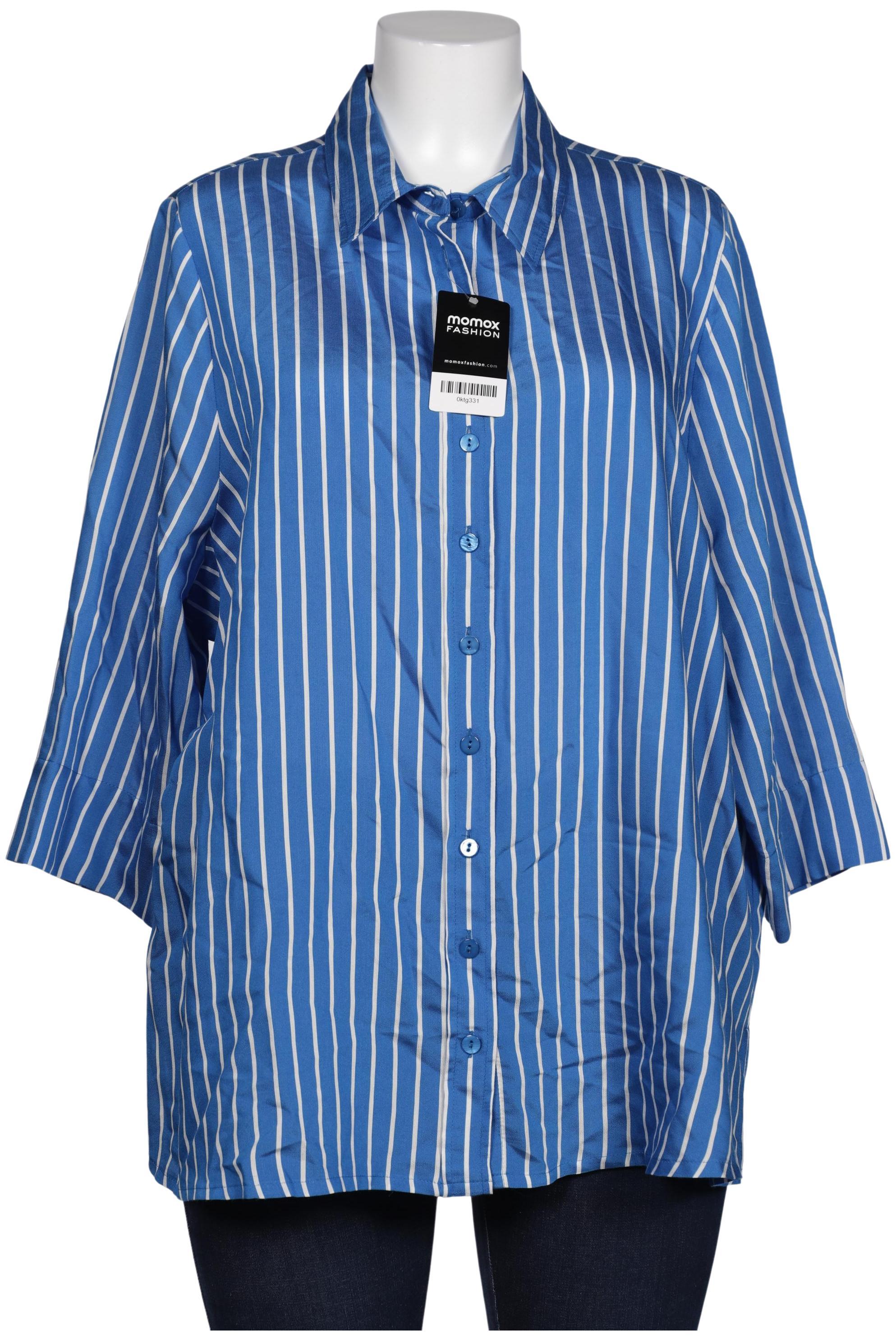 

Selection by Ulla Popken Damen Bluse, blau, Gr. 50