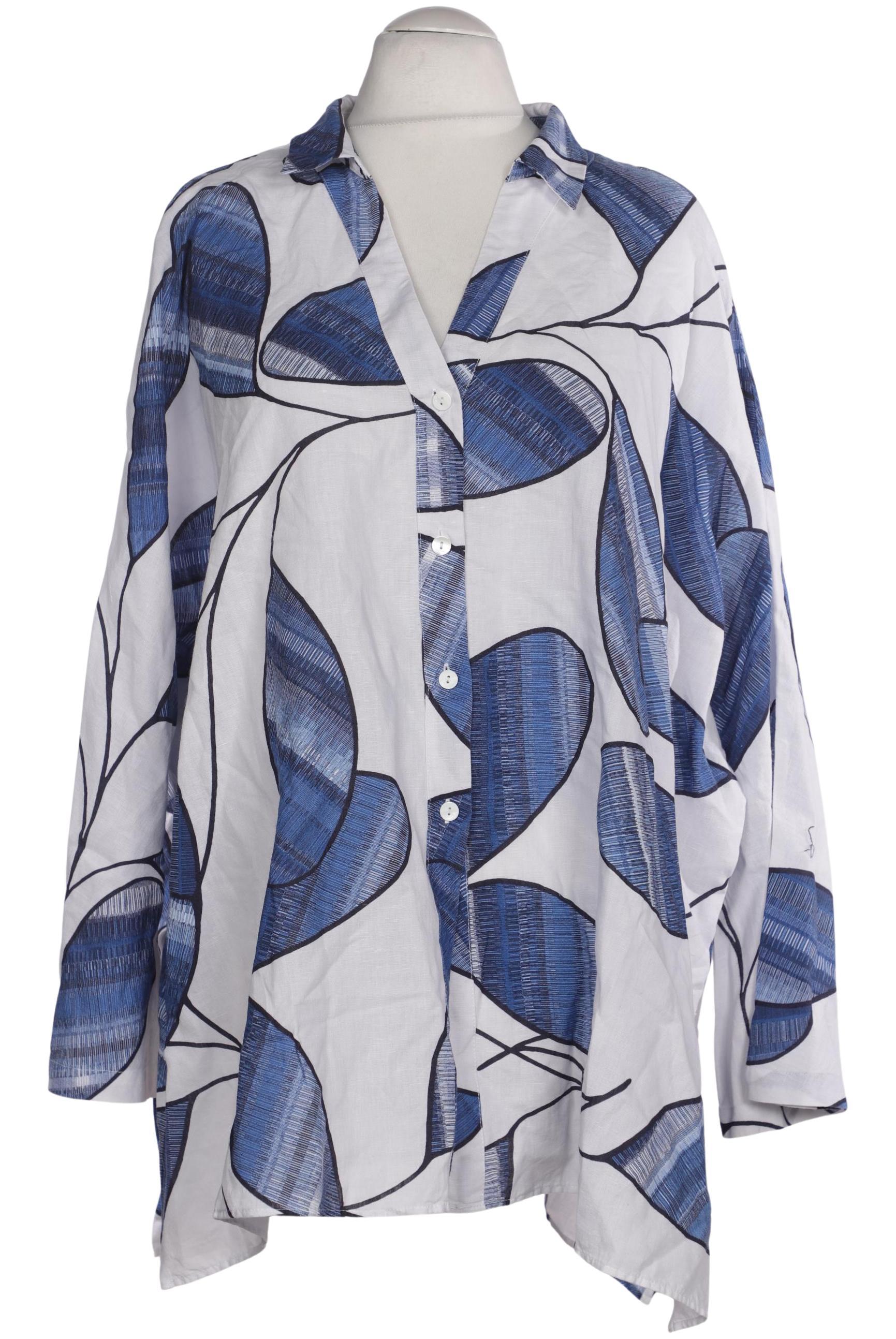 

Selection by Ulla Popken Damen Bluse, blau, Gr. 54