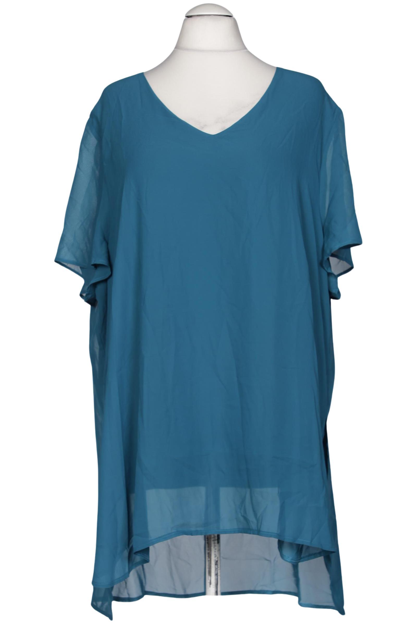 

Selection by Ulla Popken Damen Bluse, türkis, Gr. 54