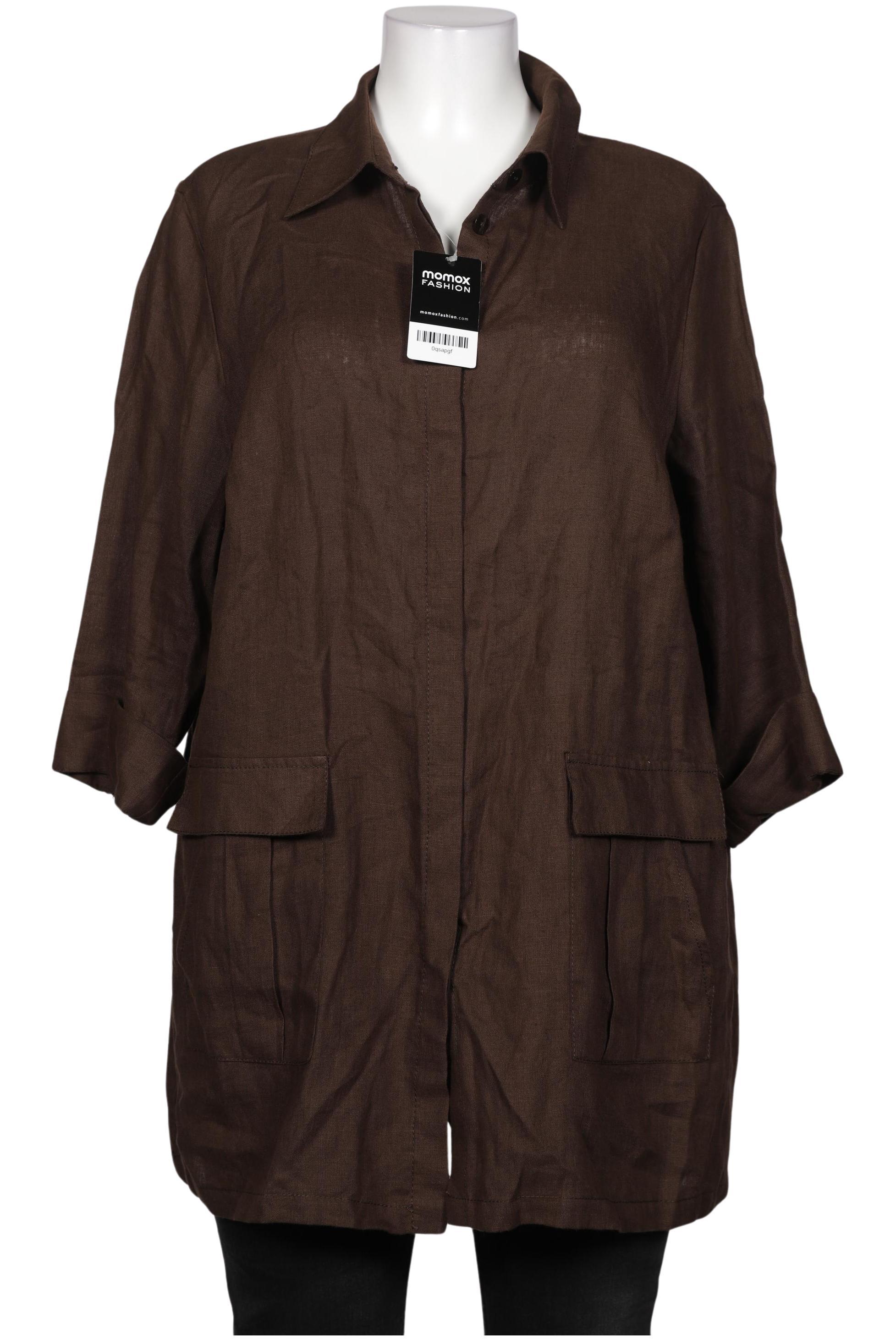 

Selection by Ulla Popken Damen Bluse, braun, Gr. 46