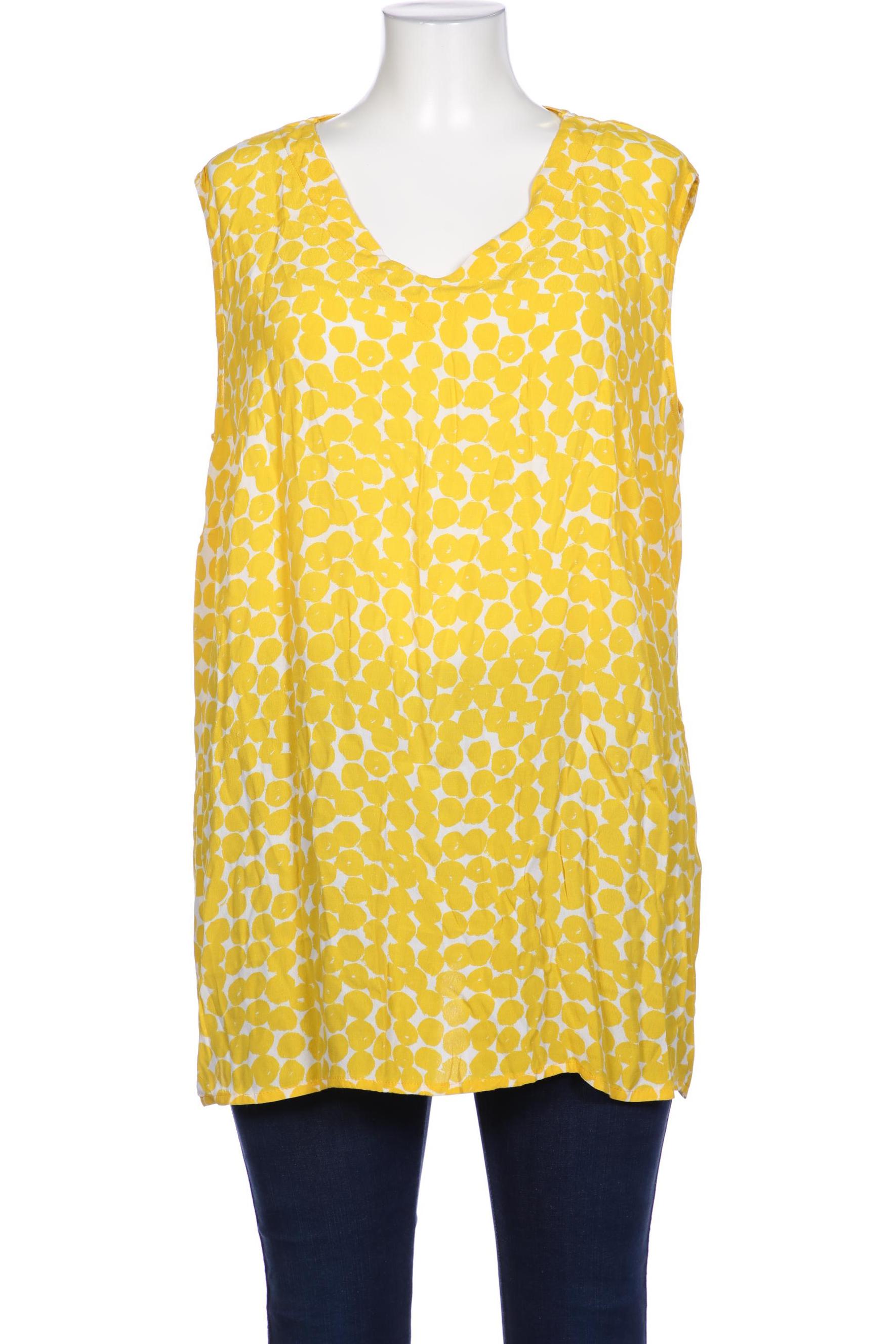 

Selection by Ulla Popken Damen Bluse, gelb, Gr. 50