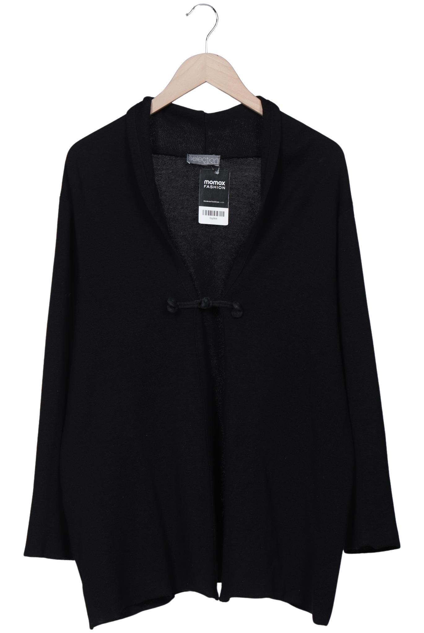 

Selection by Ulla Popken Damen Strickjacke, schwarz, Gr. 46