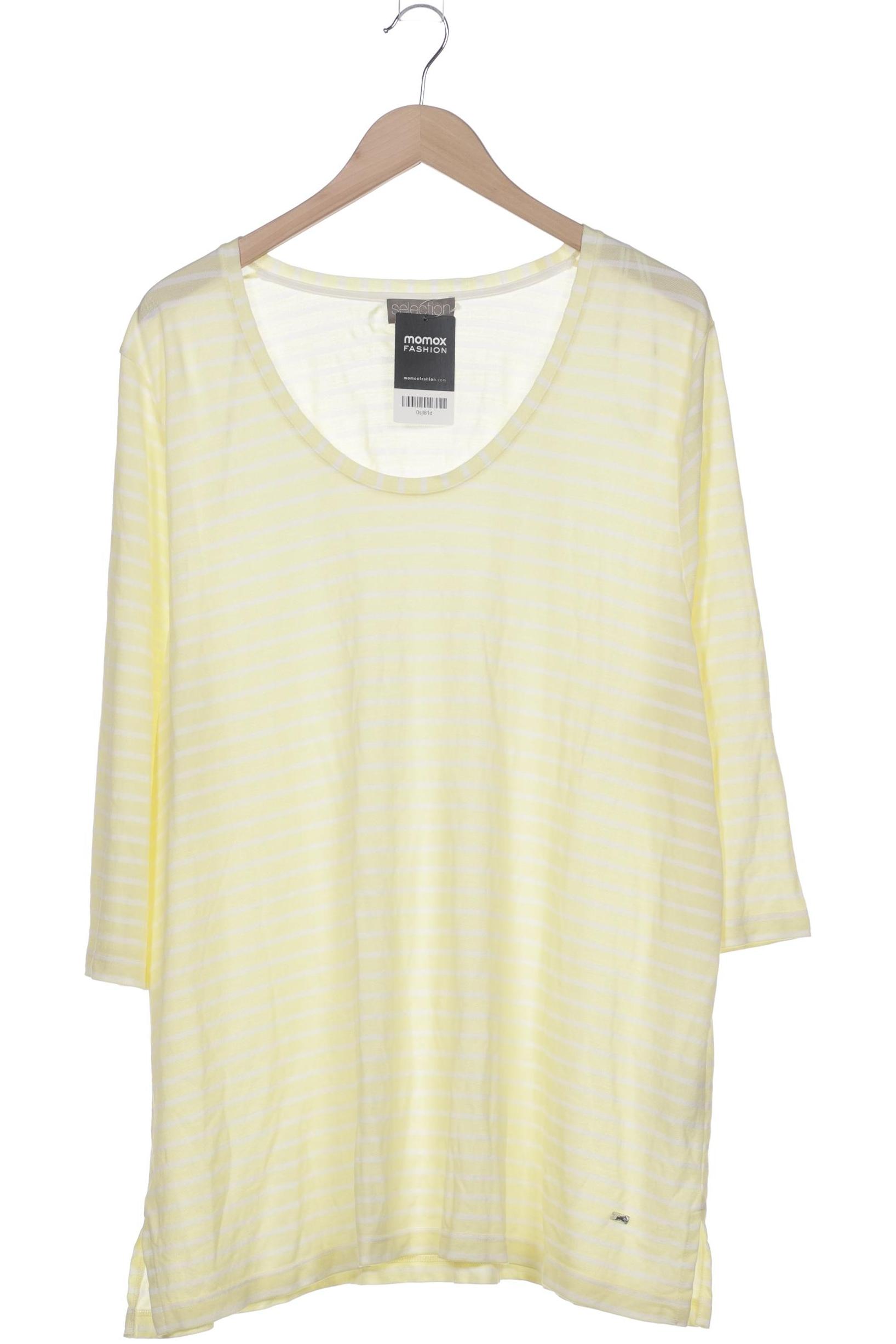 

Selection by Ulla Popken Damen Langarmshirt, gelb, Gr. 50