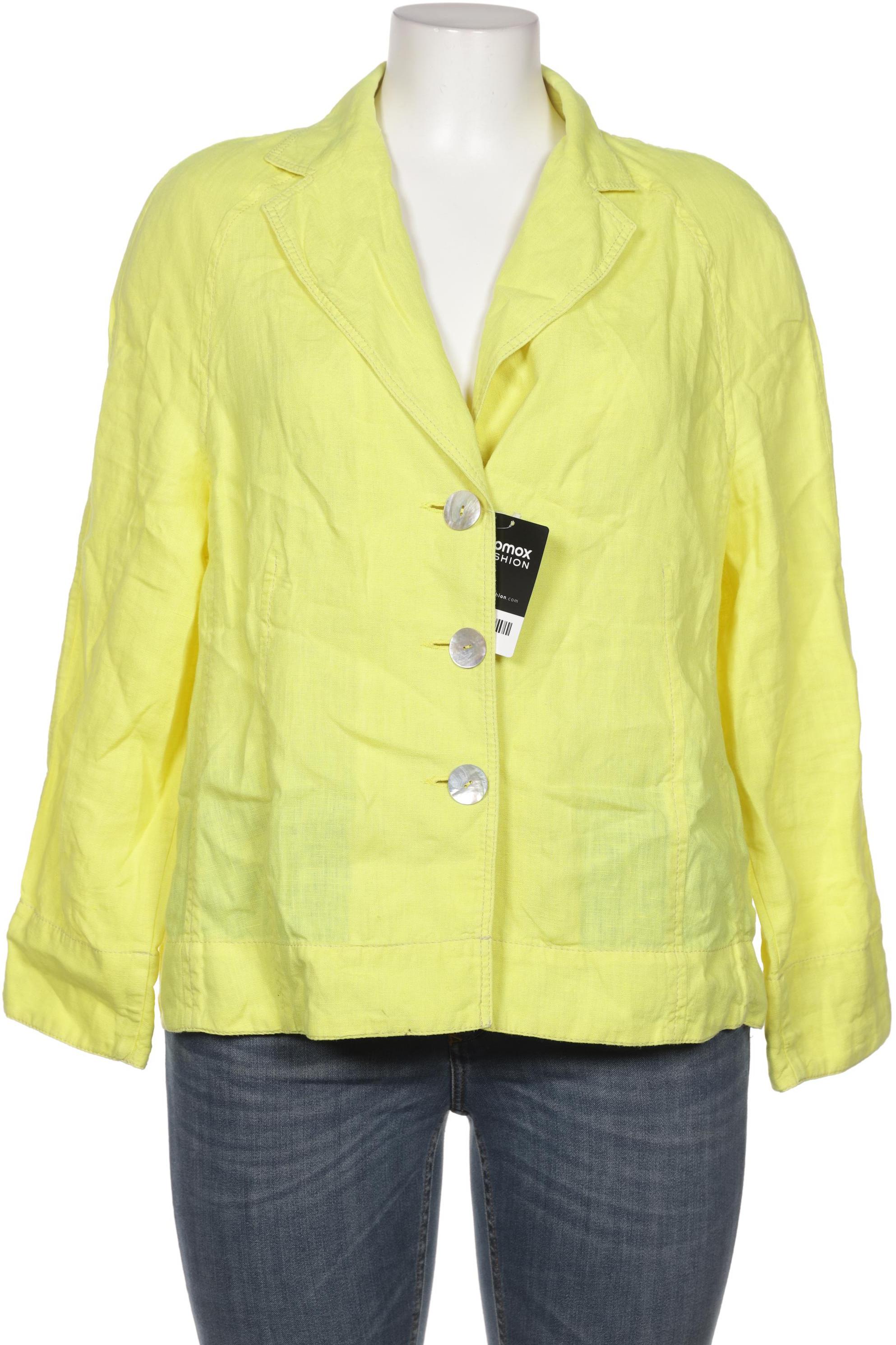 

Selection by Ulla Popken Damen Blazer, gelb, Gr. 46