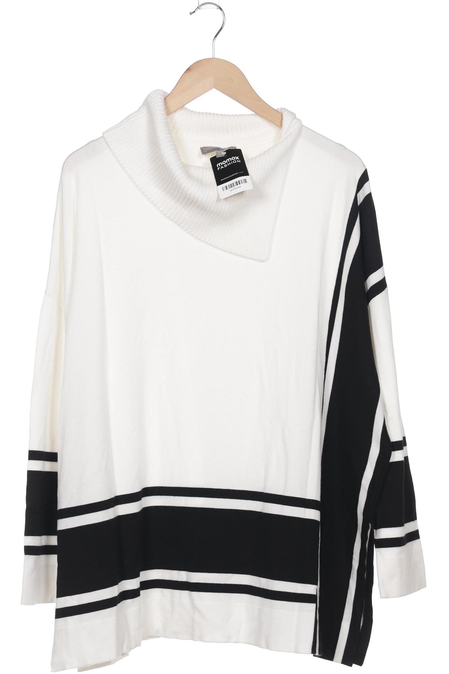 

Selection by Ulla Popken Damen Pullover, weiß, Gr. 50