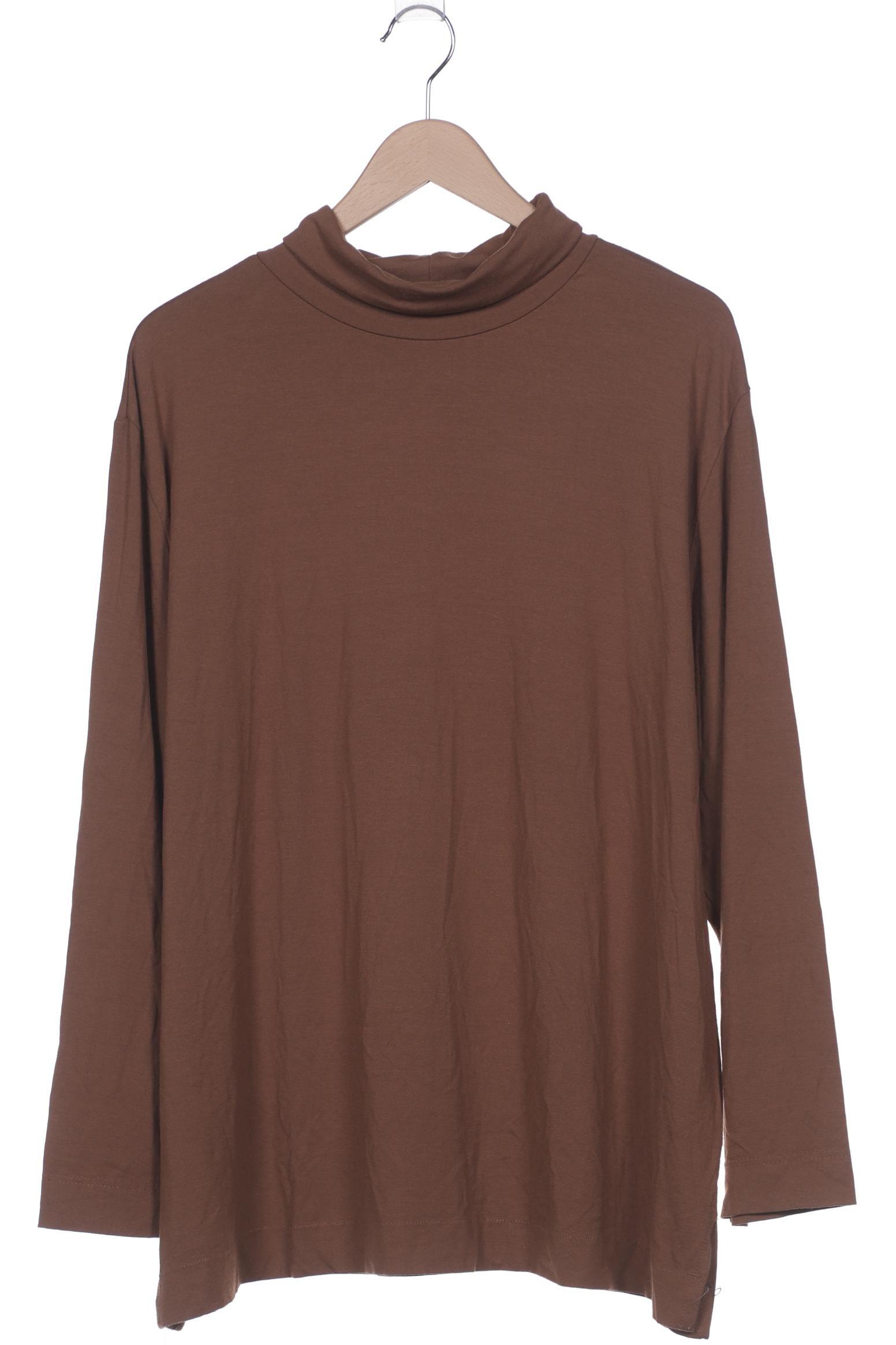 

Selection by Ulla Popken Damen Langarmshirt, braun, Gr. 50