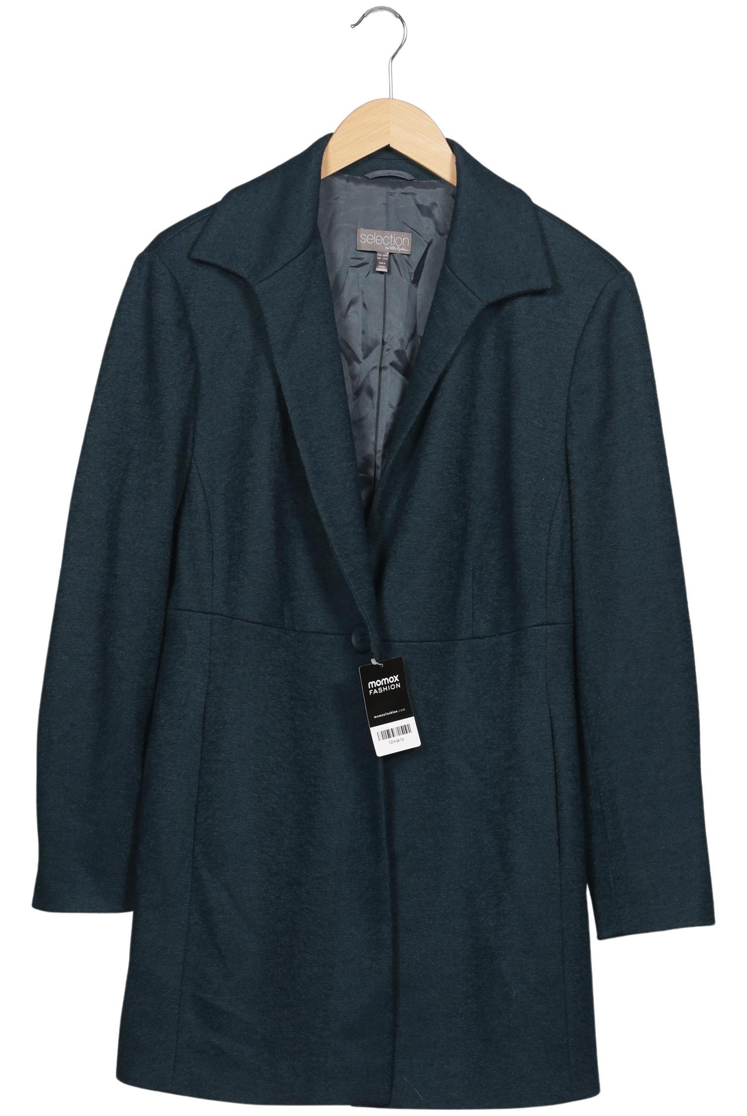 

Selection by Ulla Popken Damen Mantel, türkis, Gr. 42