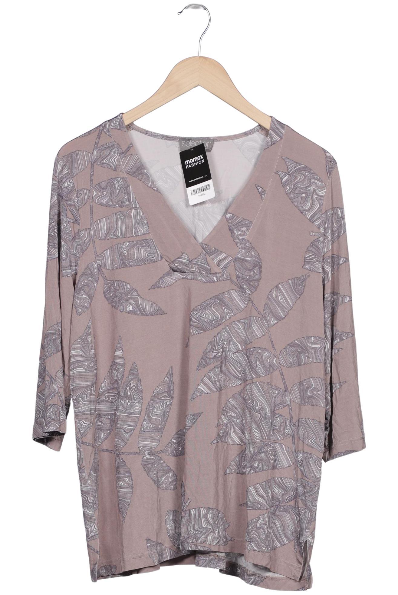 

Selection by Ulla Popken Damen T-Shirt, braun, Gr. 46