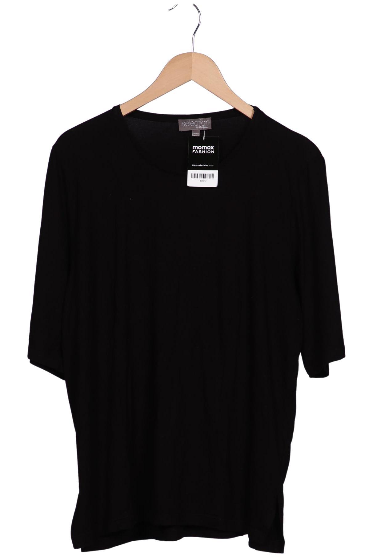 

Selection by Ulla Popken Damen T-Shirt, schwarz, Gr. 46