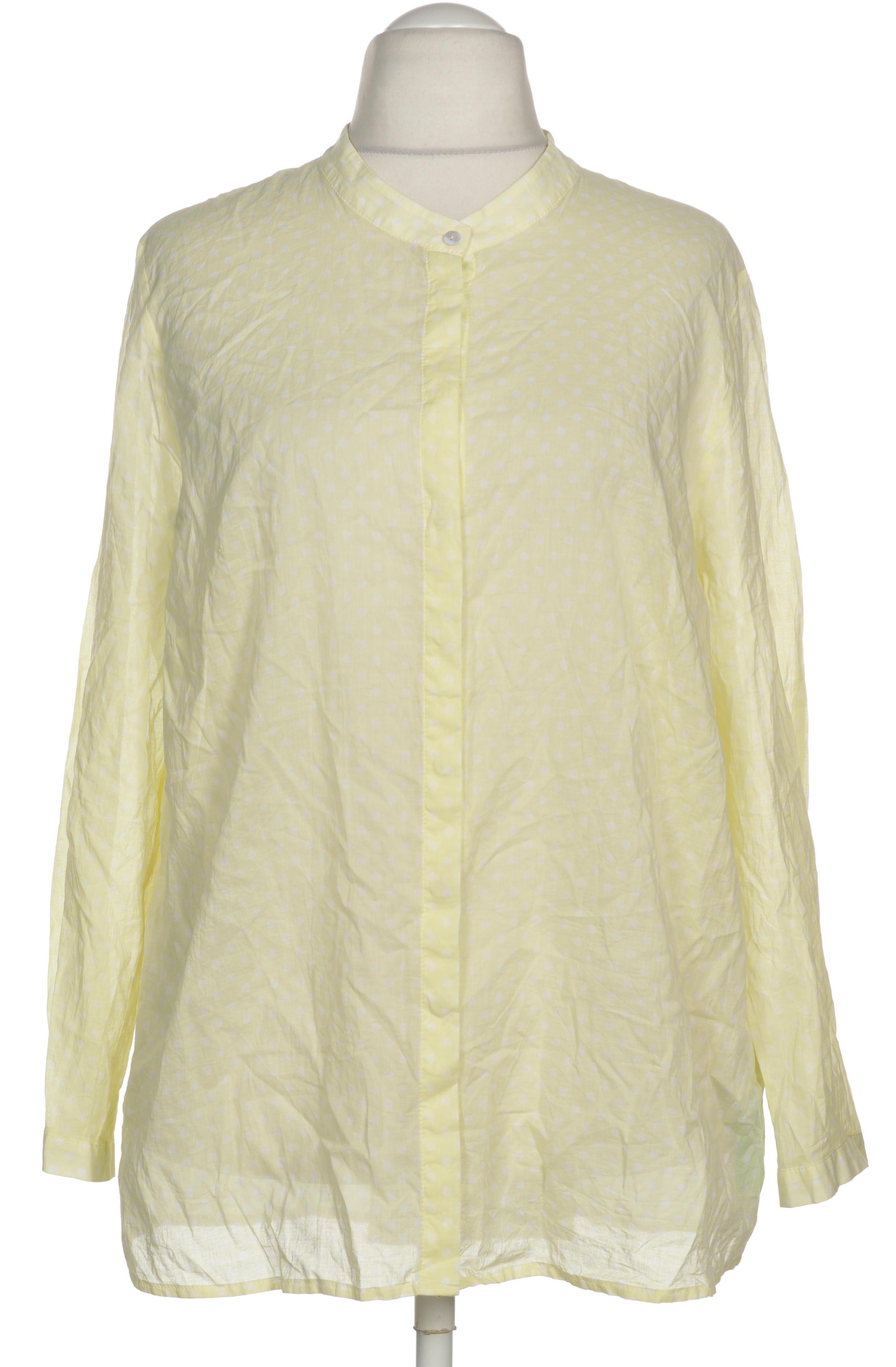 

Selection by Ulla Popken Damen Bluse, gelb, Gr. 48