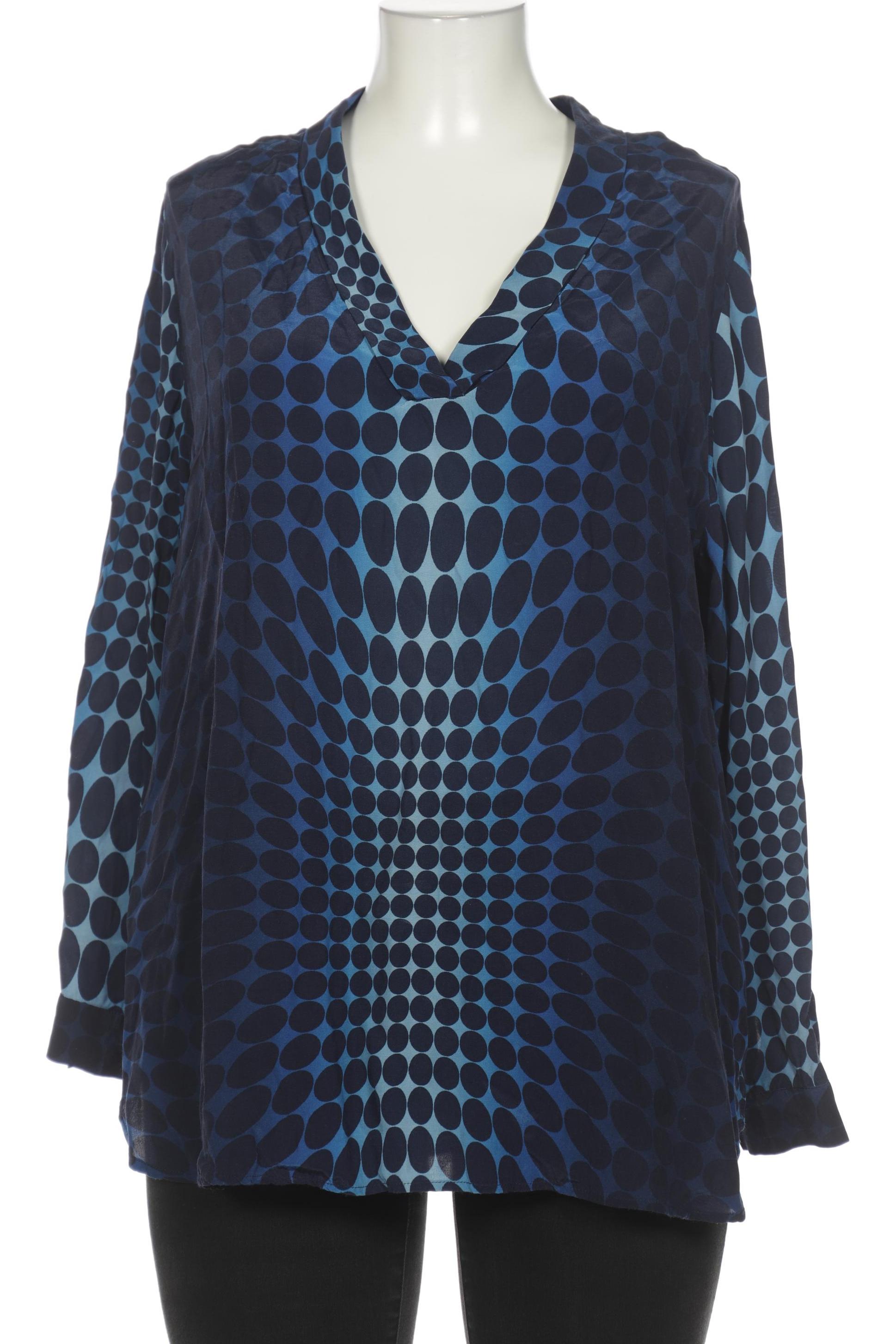 

Selection by Ulla Popken Damen Bluse, marineblau, Gr. 46