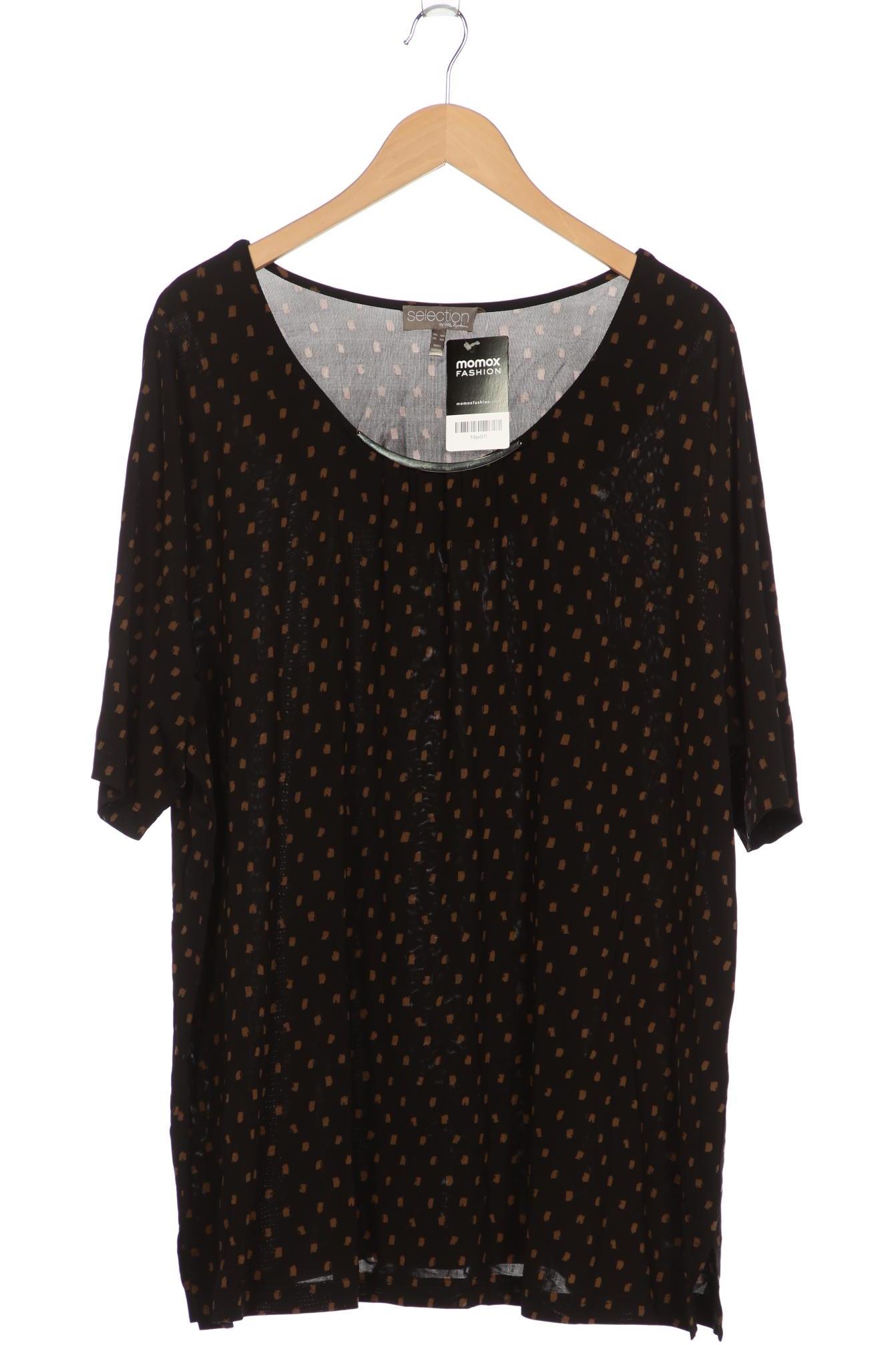 

Selection by Ulla Popken Damen T-Shirt, schwarz, Gr. 50