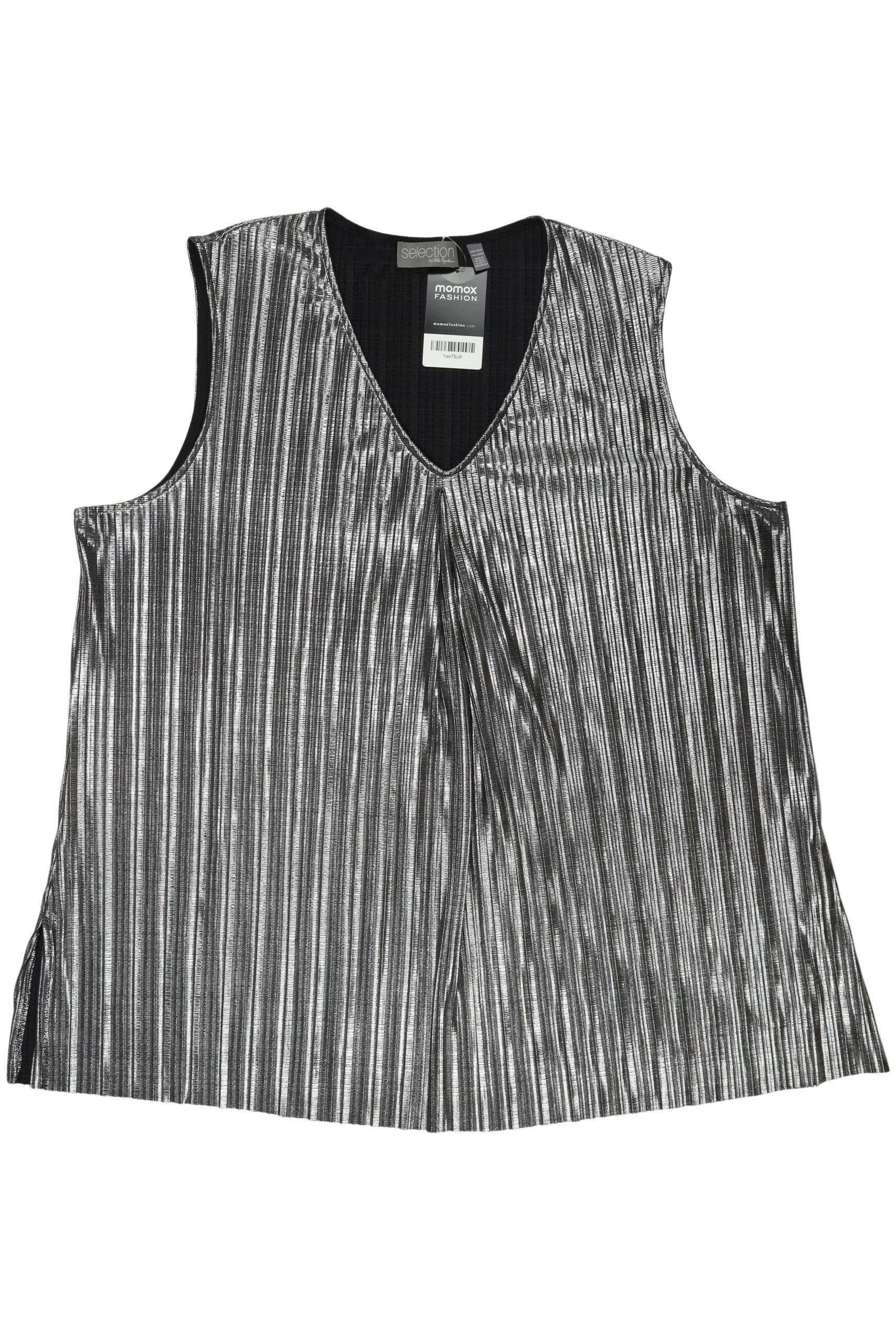 

Selection by Ulla Popken Damen Top, silber, Gr. 50