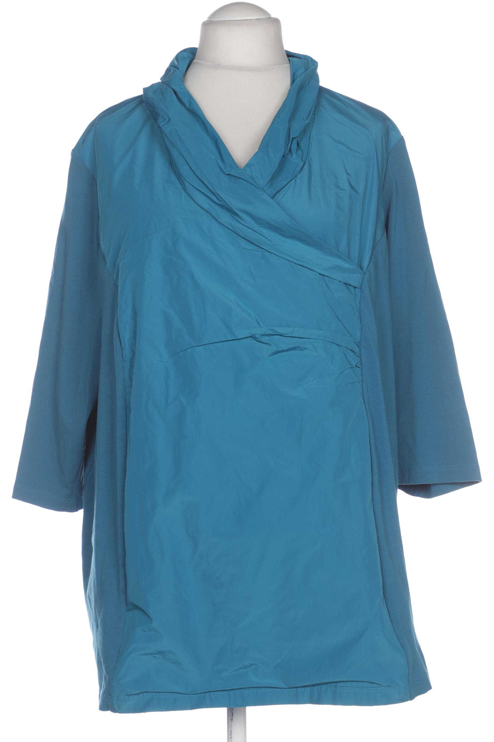 

Selection by Ulla Popken Damen Bluse, blau, Gr. 54