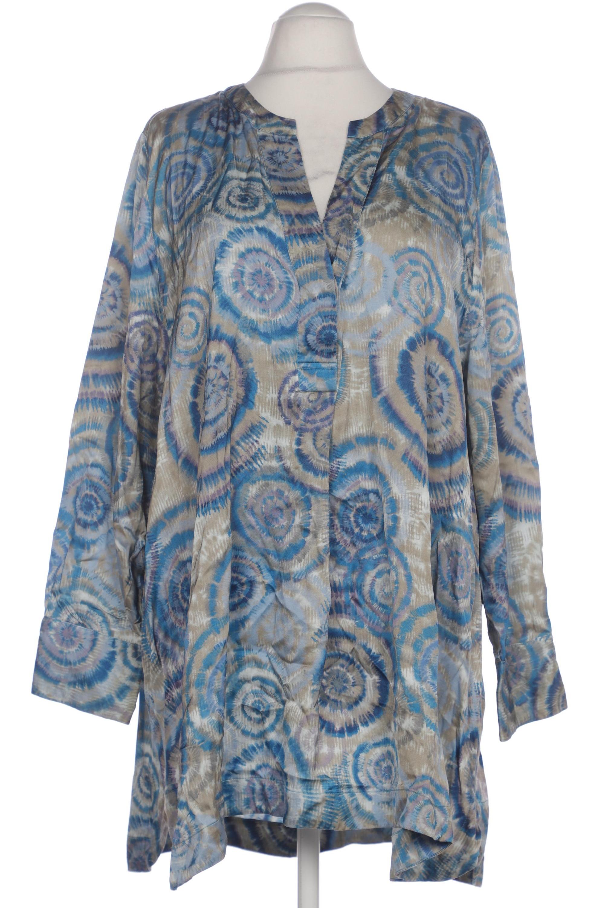 

Selection by Ulla Popken Damen Bluse, blau, Gr. 54