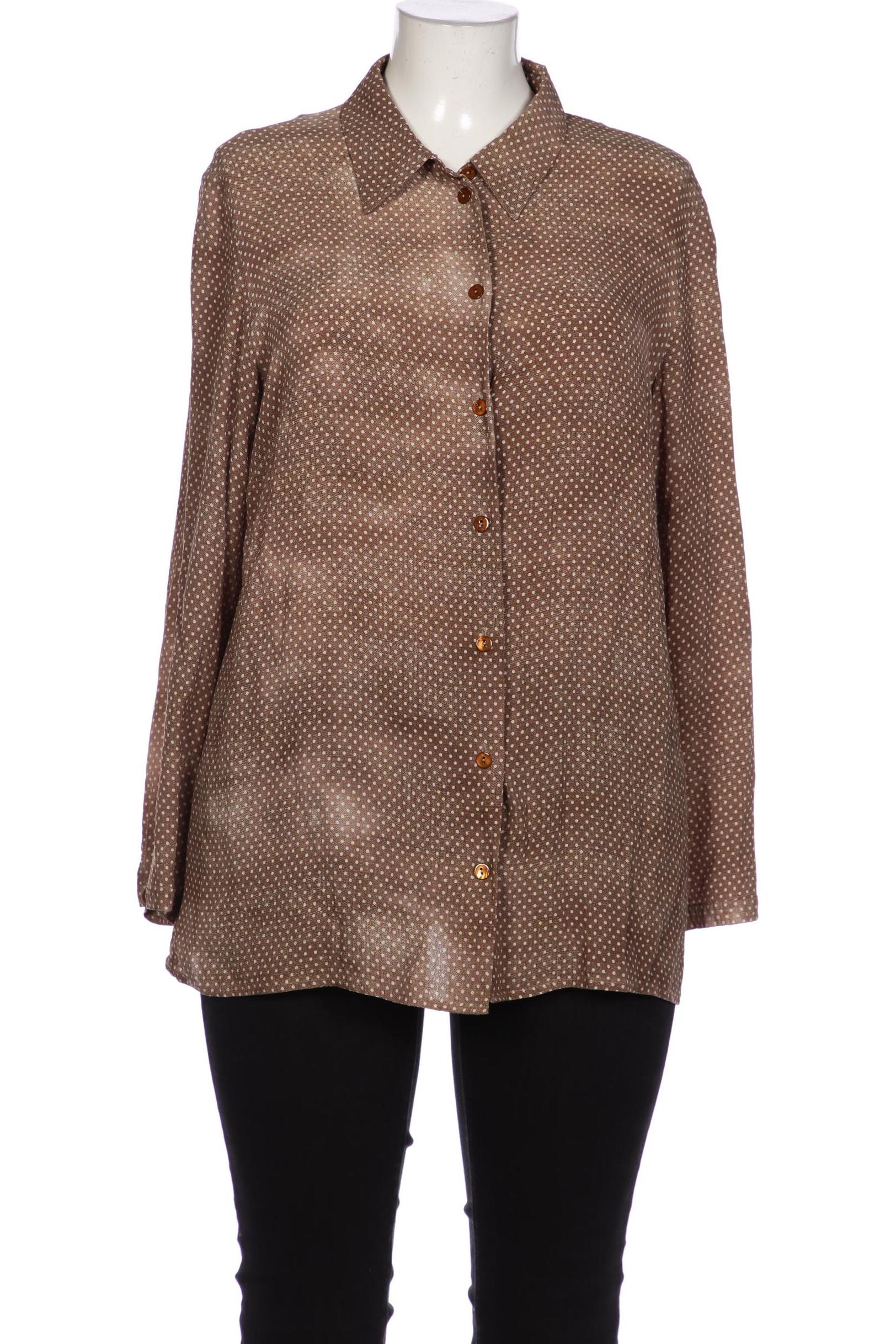

Selection by Ulla Popken Damen Bluse, braun, Gr. 46