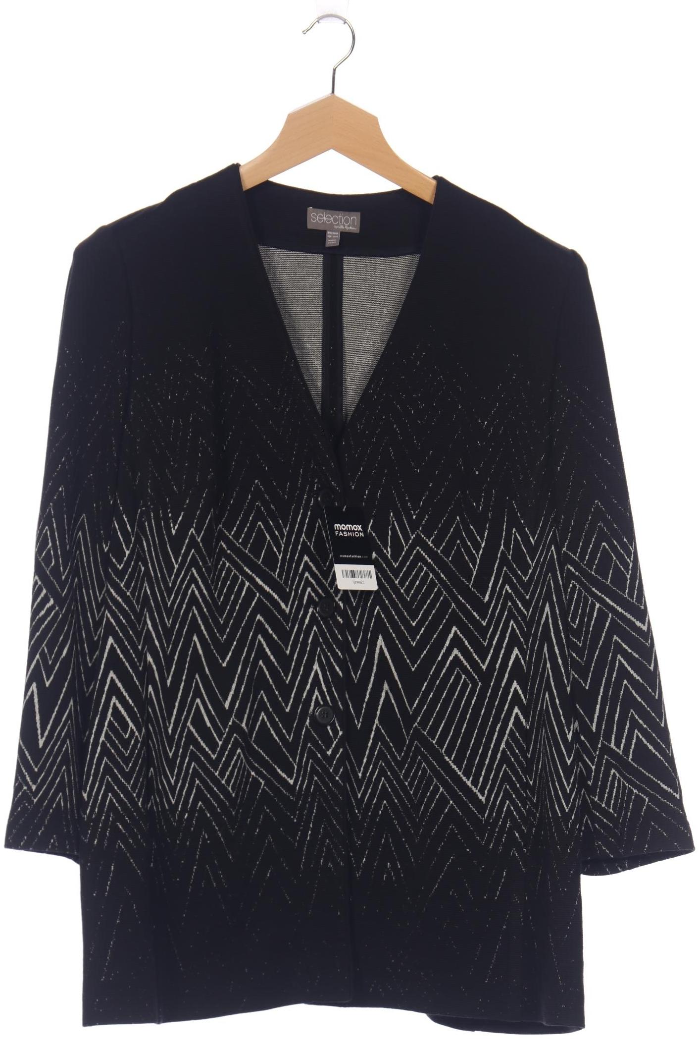 

Selection by Ulla Popken Damen Strickjacke, schwarz, Gr. 46