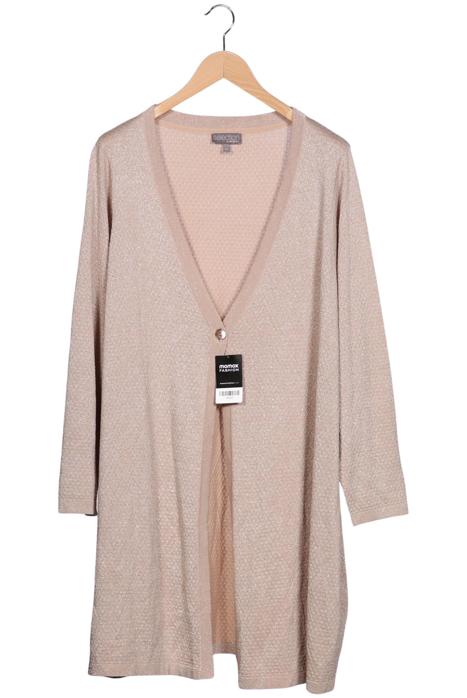 

Selection by Ulla Popken Damen Strickjacke, beige, Gr. 50