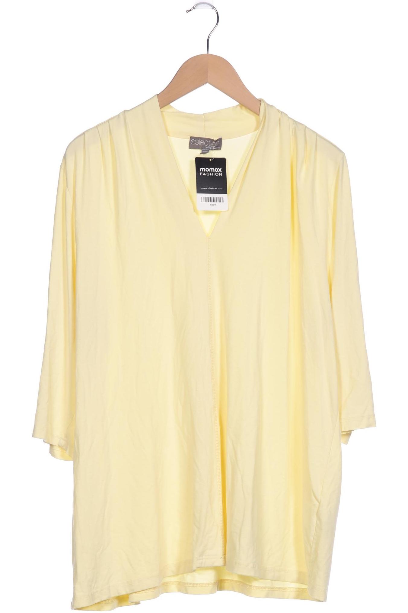 

Selection by Ulla Popken Damen Langarmshirt, gelb, Gr. 46