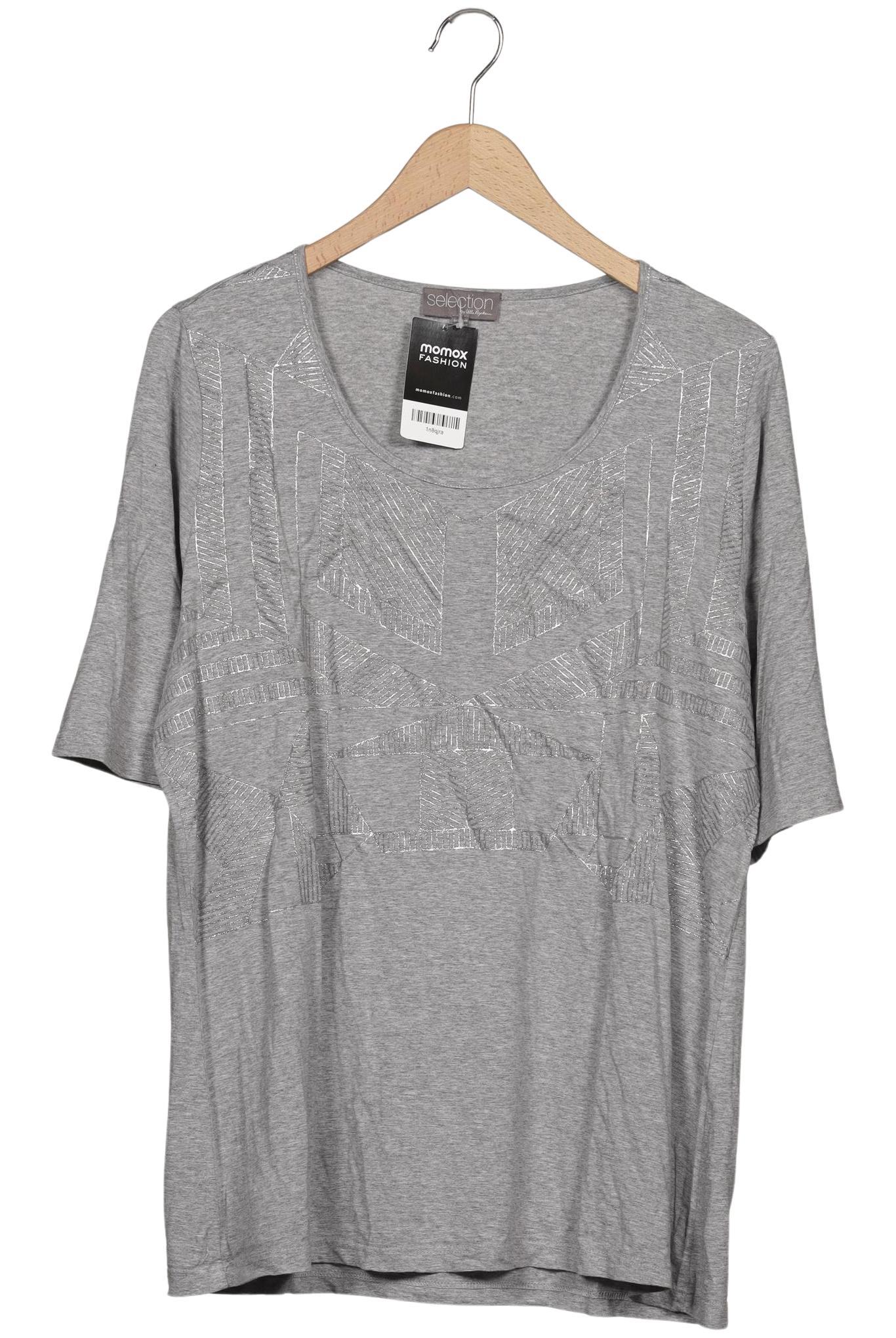 

Selection by Ulla Popken Damen T-Shirt, grau, Gr. 42