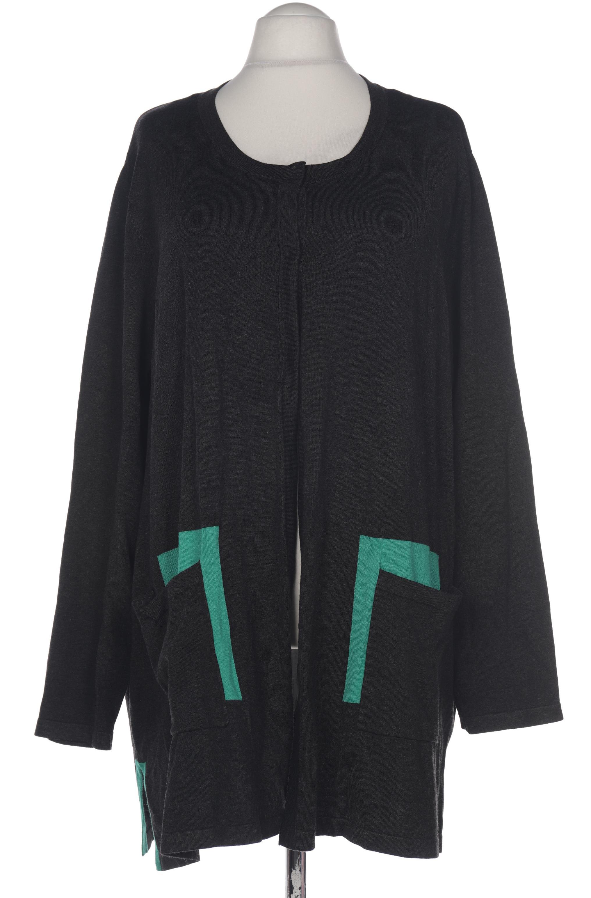 

Selection by Ulla Popken Damen Strickjacke, grau, Gr. 58