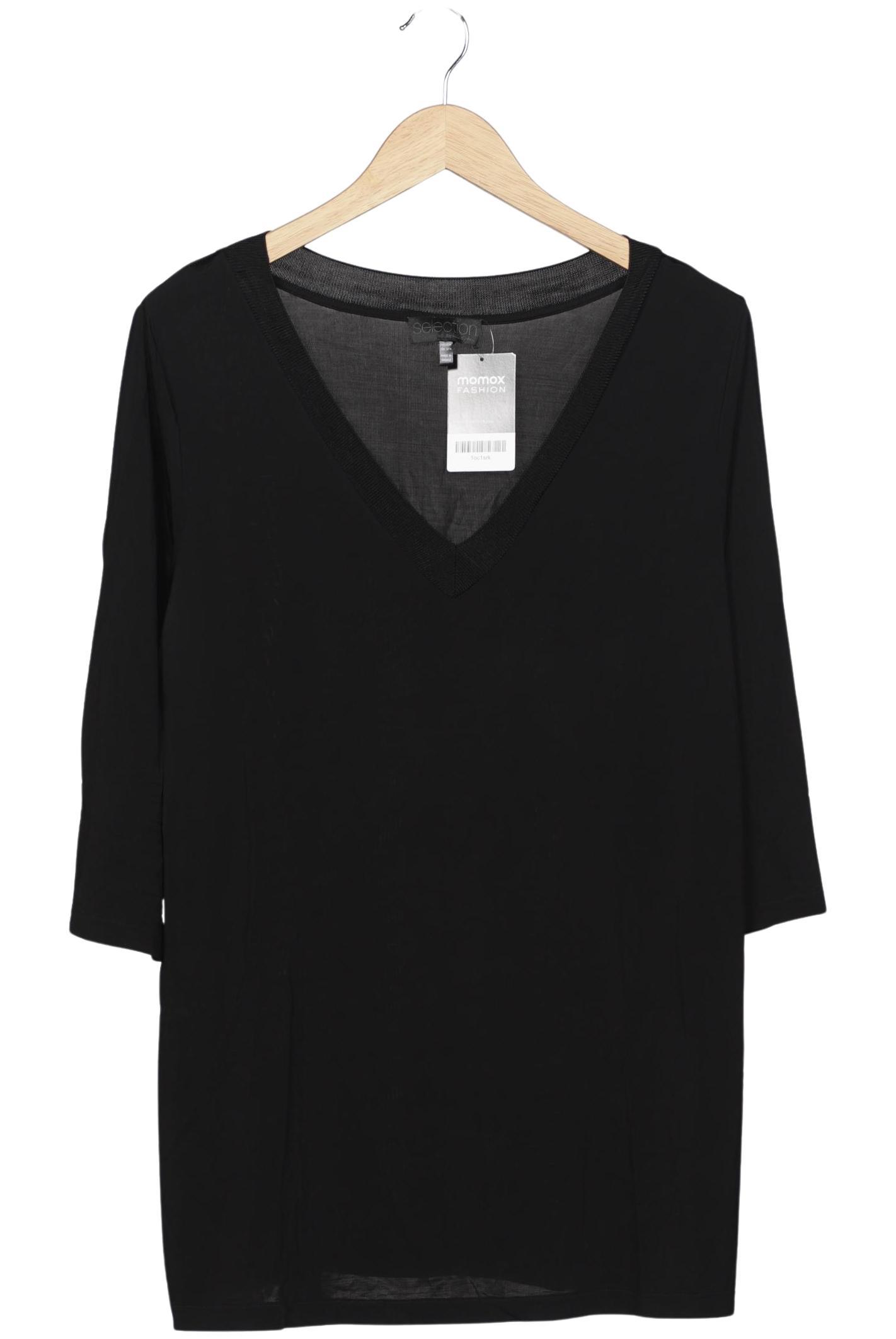 

Selection by Ulla Popken Damen Langarmshirt, schwarz, Gr. 42