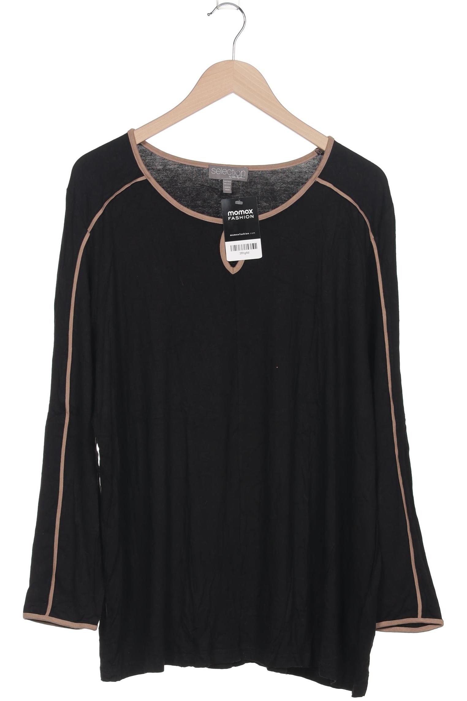 

Selection by Ulla Popken Damen Langarmshirt, schwarz, Gr. 50
