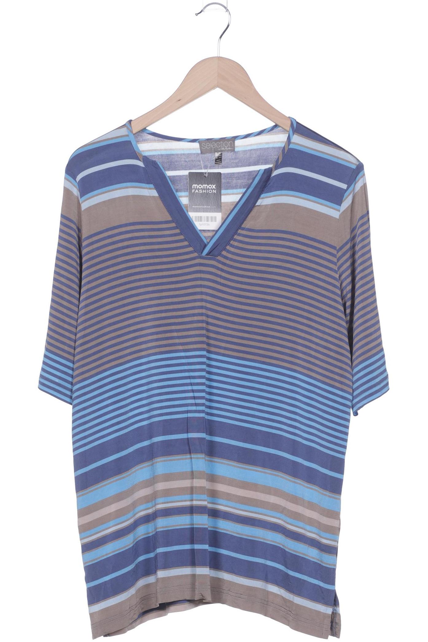 

Selection by Ulla Popken Damen T-Shirt, blau, Gr. 42
