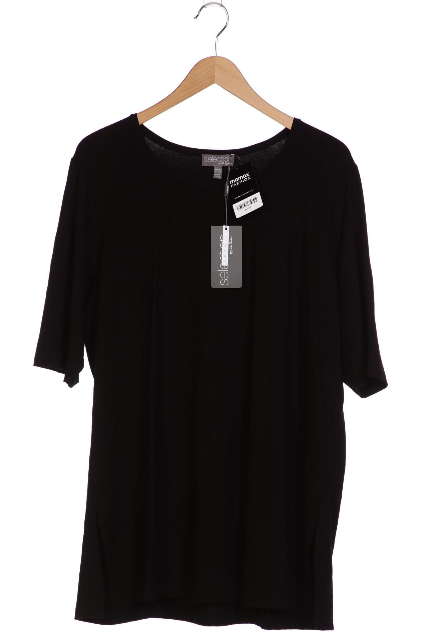 

Selection by Ulla Popken Damen T-Shirt, schwarz, Gr. 46