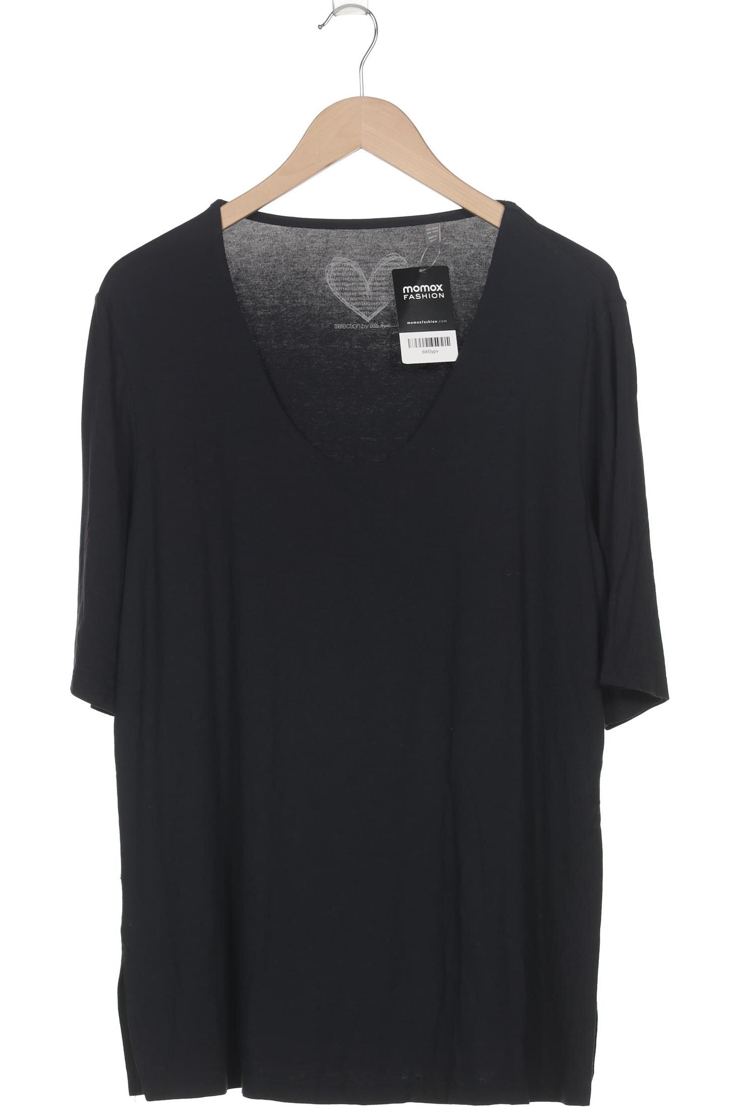 

Selection by Ulla Popken Damen T-Shirt, schwarz, Gr. 46
