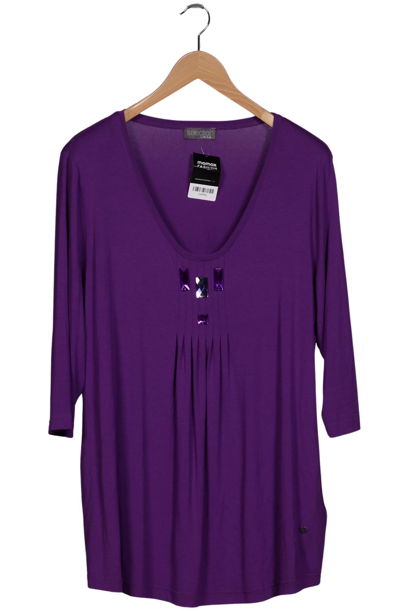 

Selection by Ulla Popken Damen T-Shirt, flieder, Gr. 46
