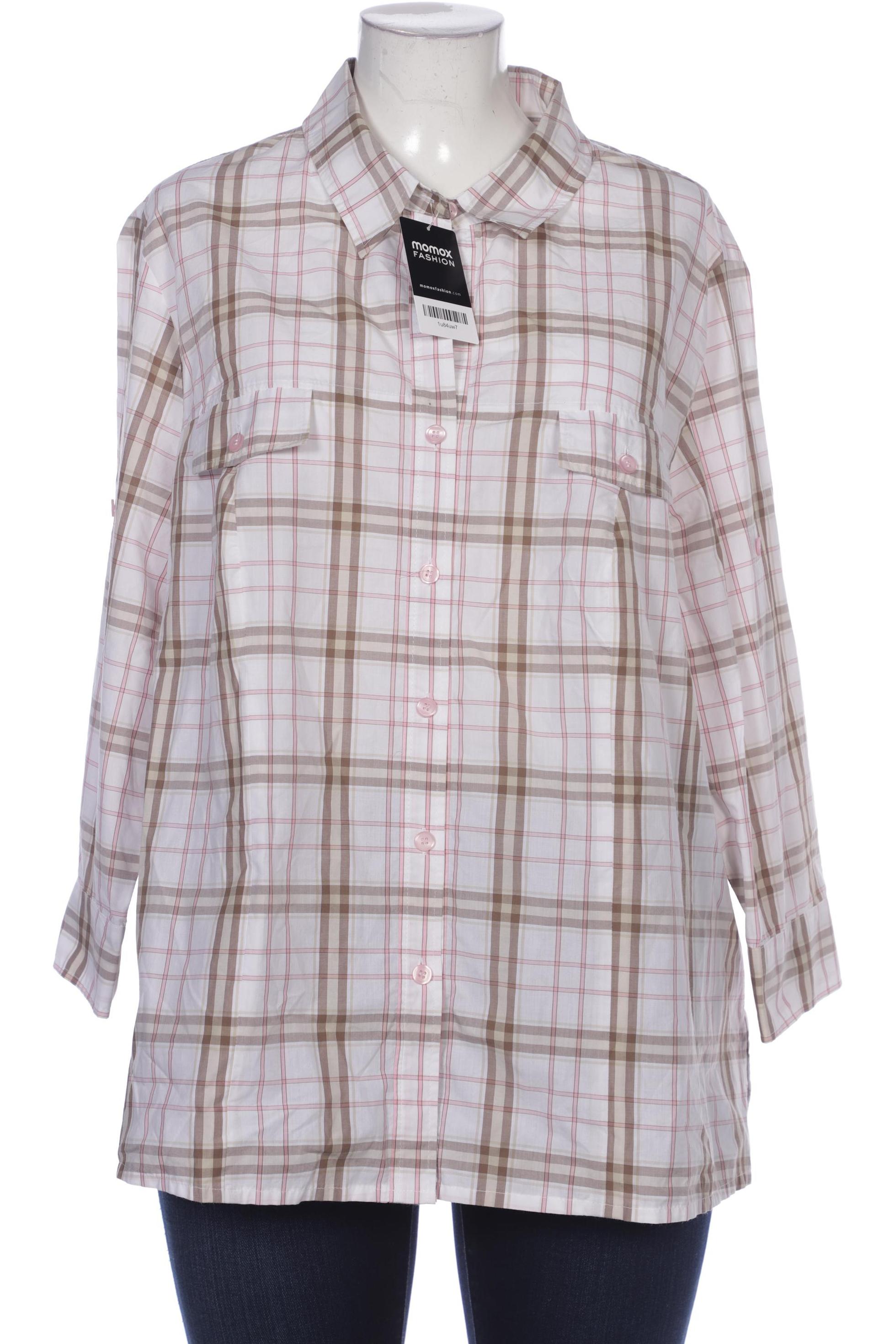 

Selection by Ulla Popken Damen Bluse, weiß, Gr. 50