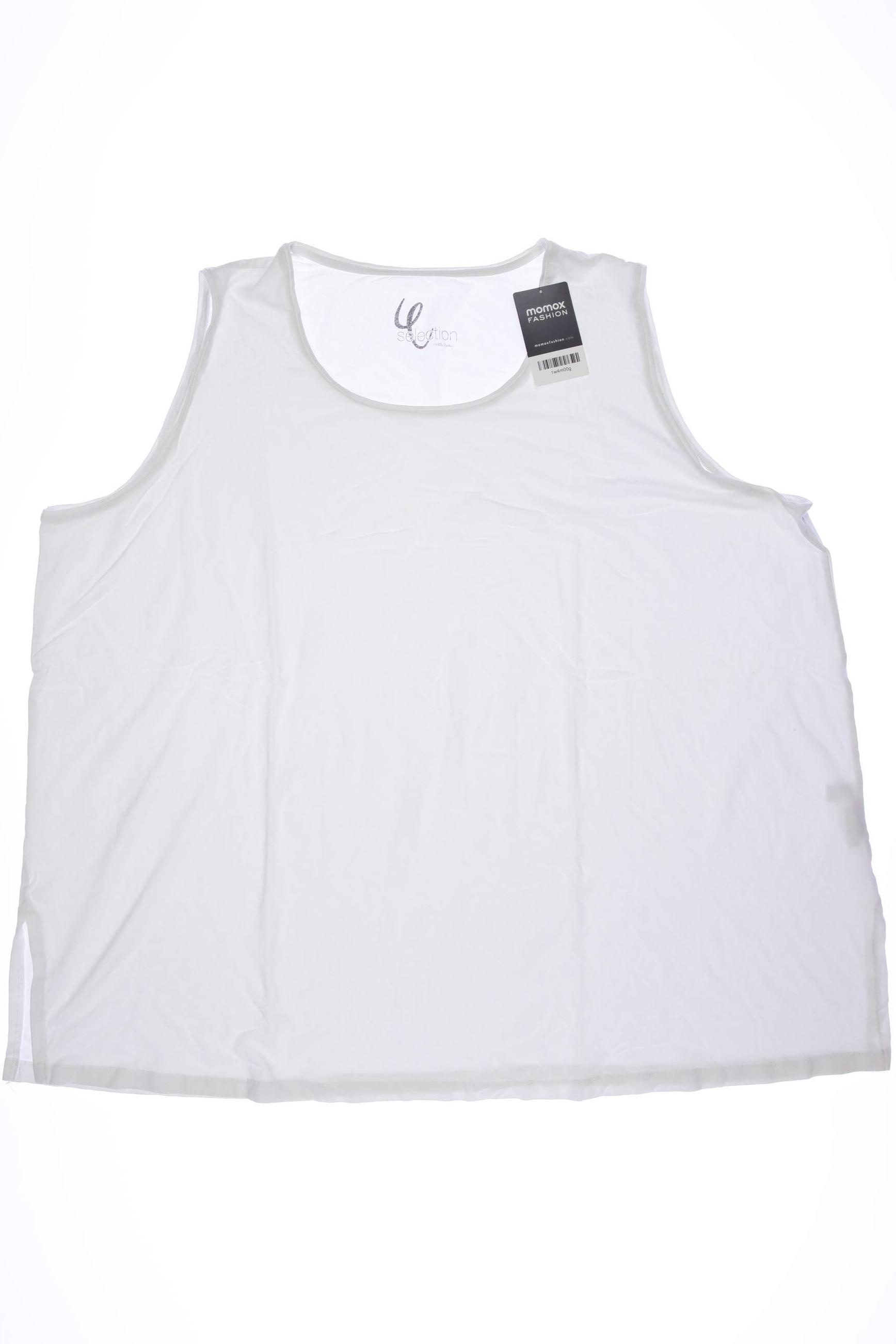 

Selection by Ulla Popken Damen Top, weiß, Gr. 58