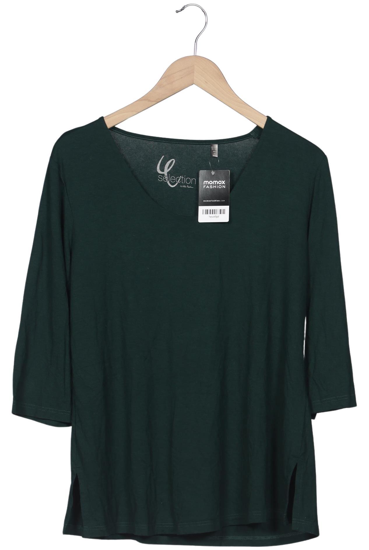 

Selection by Ulla Popken Damen Langarmshirt, grün, Gr. 42