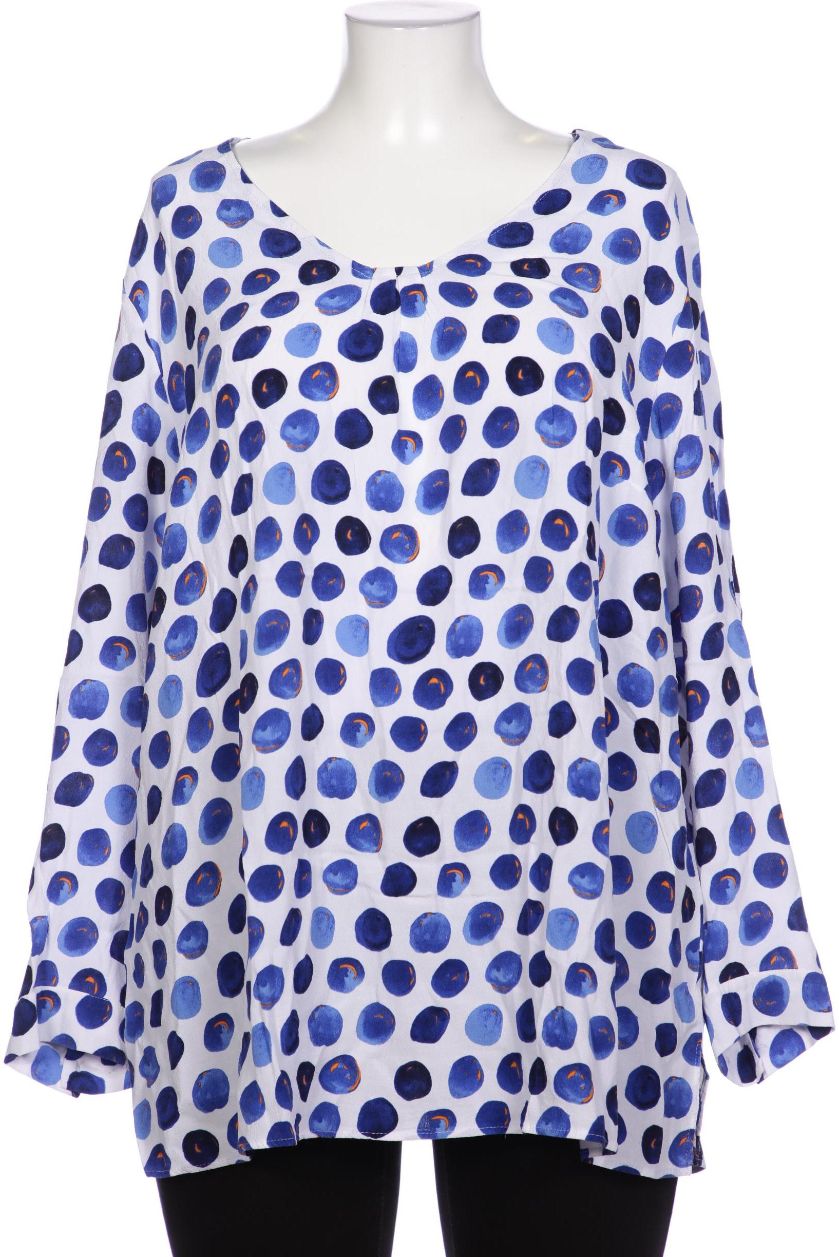 

Selection by Ulla Popken Damen Bluse, blau, Gr. 50