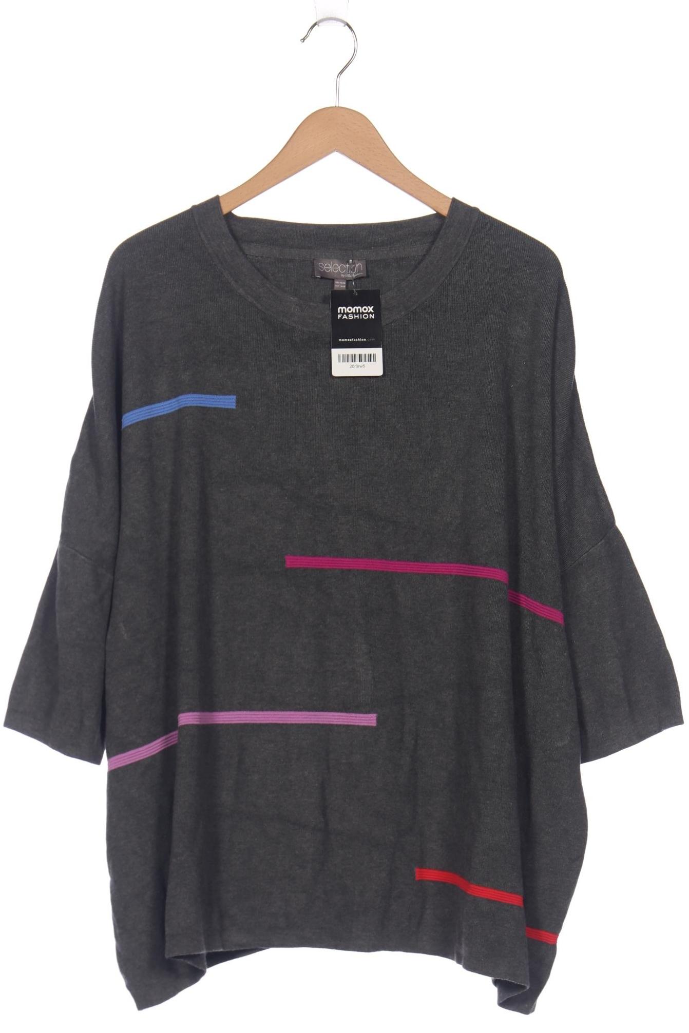 

Selection by Ulla Popken Damen Pullover, grau, Gr. 46
