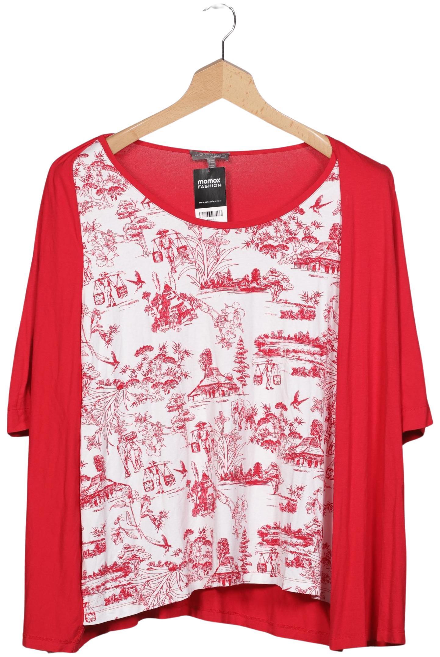 

Selection by Ulla Popken Damen T-Shirt, rot, Gr. 50