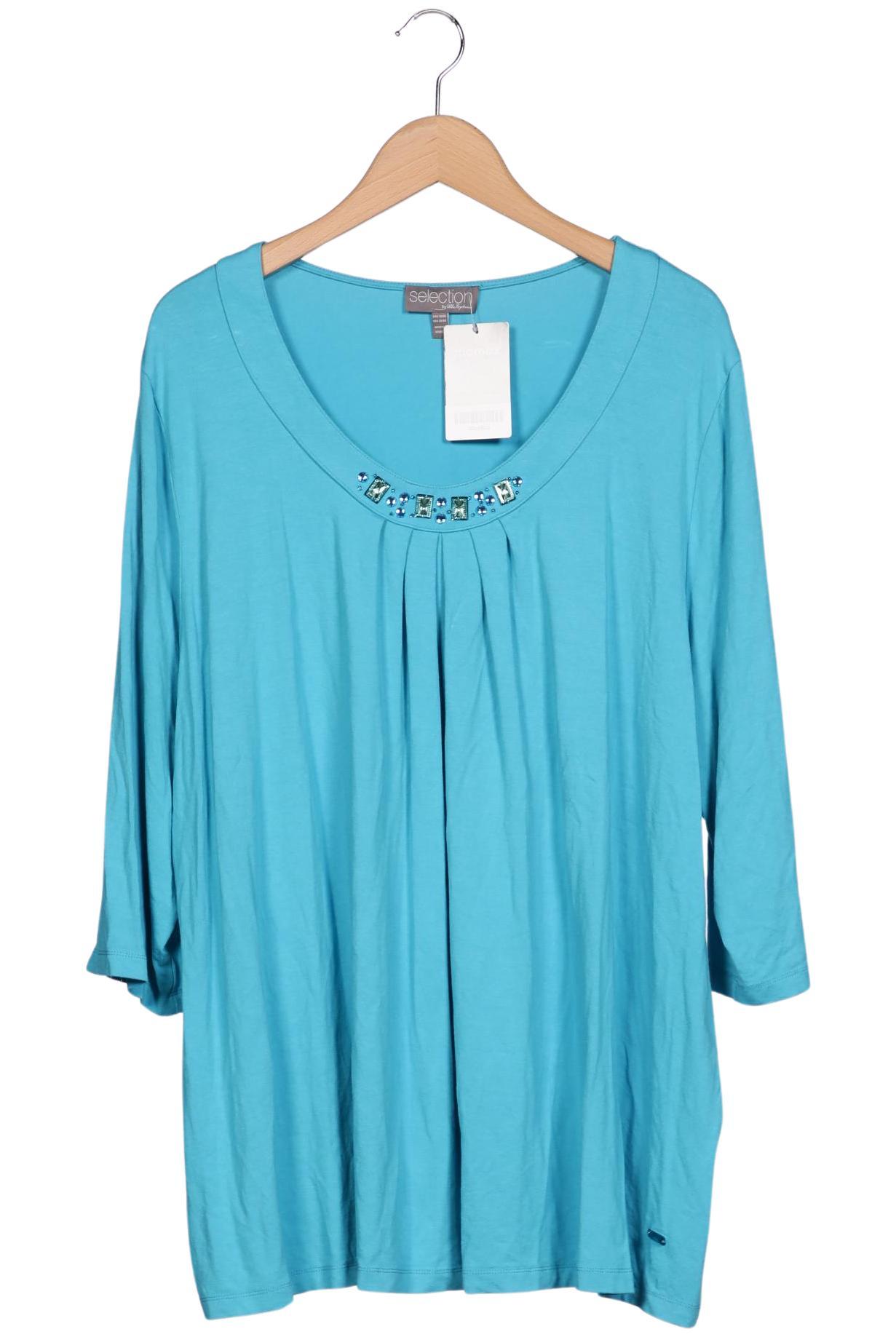 

Selection by Ulla Popken Damen Langarmshirt, hellblau, Gr. 50