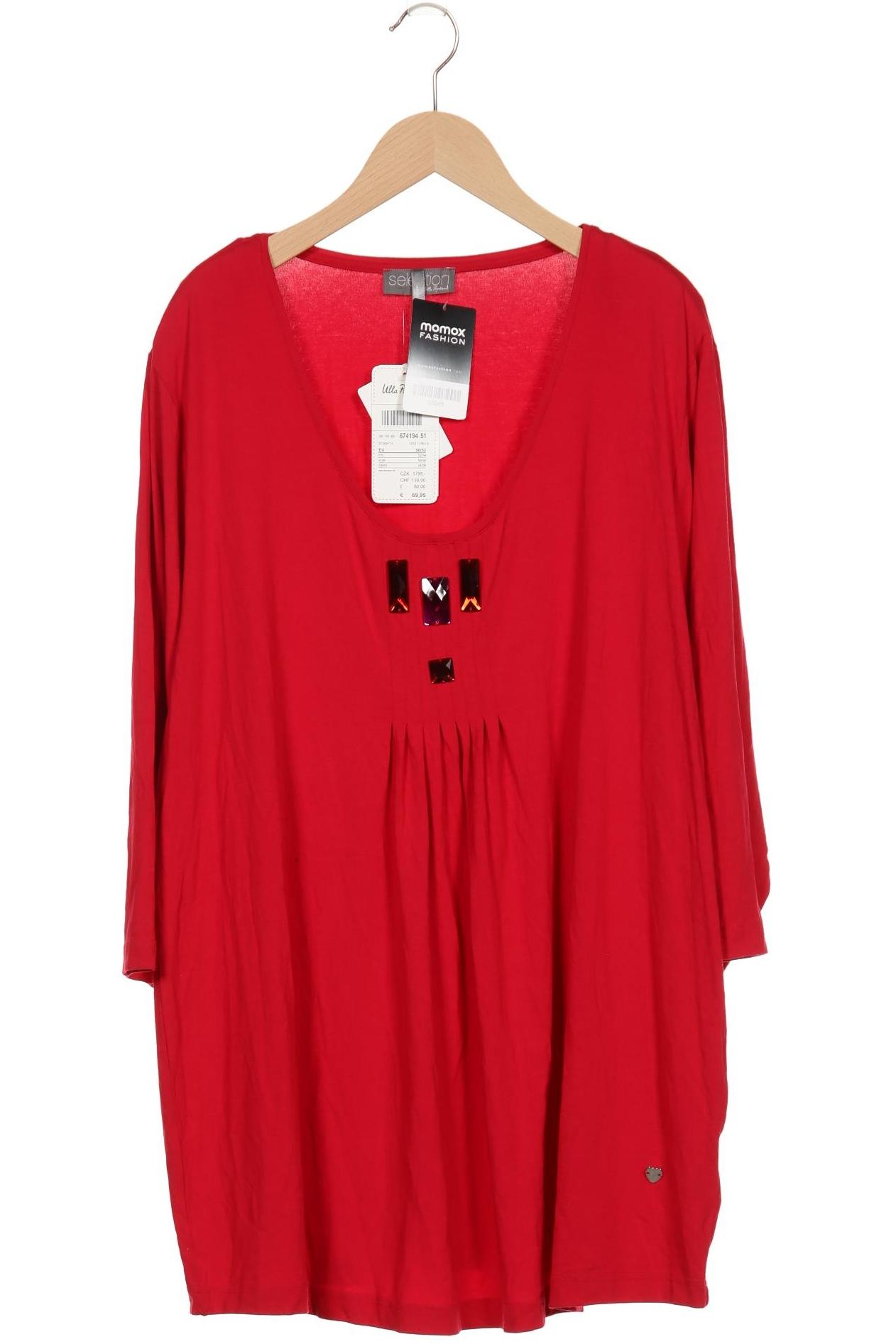 

Selection by Ulla Popken Damen Langarmshirt, rot, Gr. 50