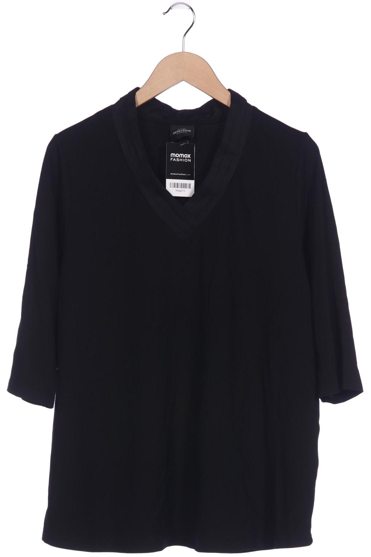 

Selection by Ulla Popken Damen T-Shirt, schwarz, Gr. 46