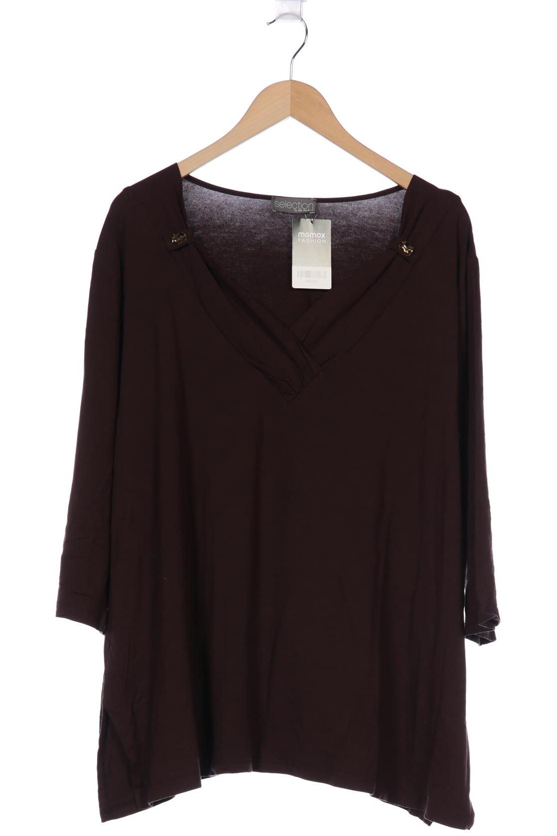 

Selection by Ulla Popken Damen T-Shirt, braun, Gr. 54