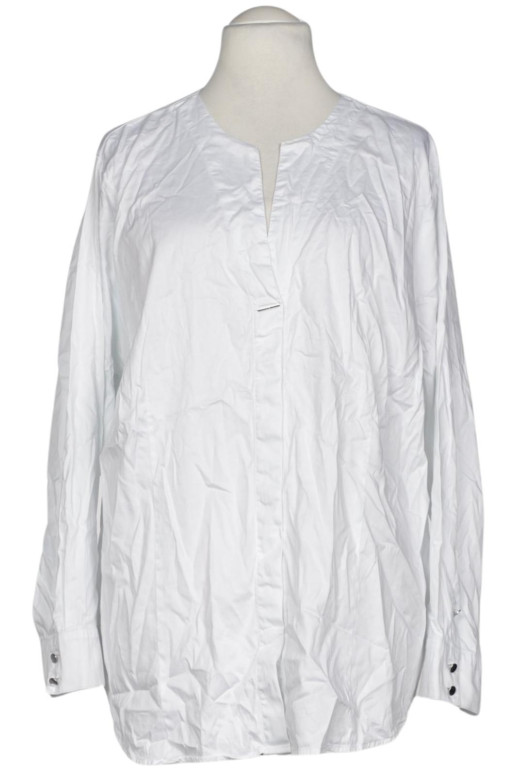 

Selection by Ulla Popken Damen Bluse, weiß, Gr. 54