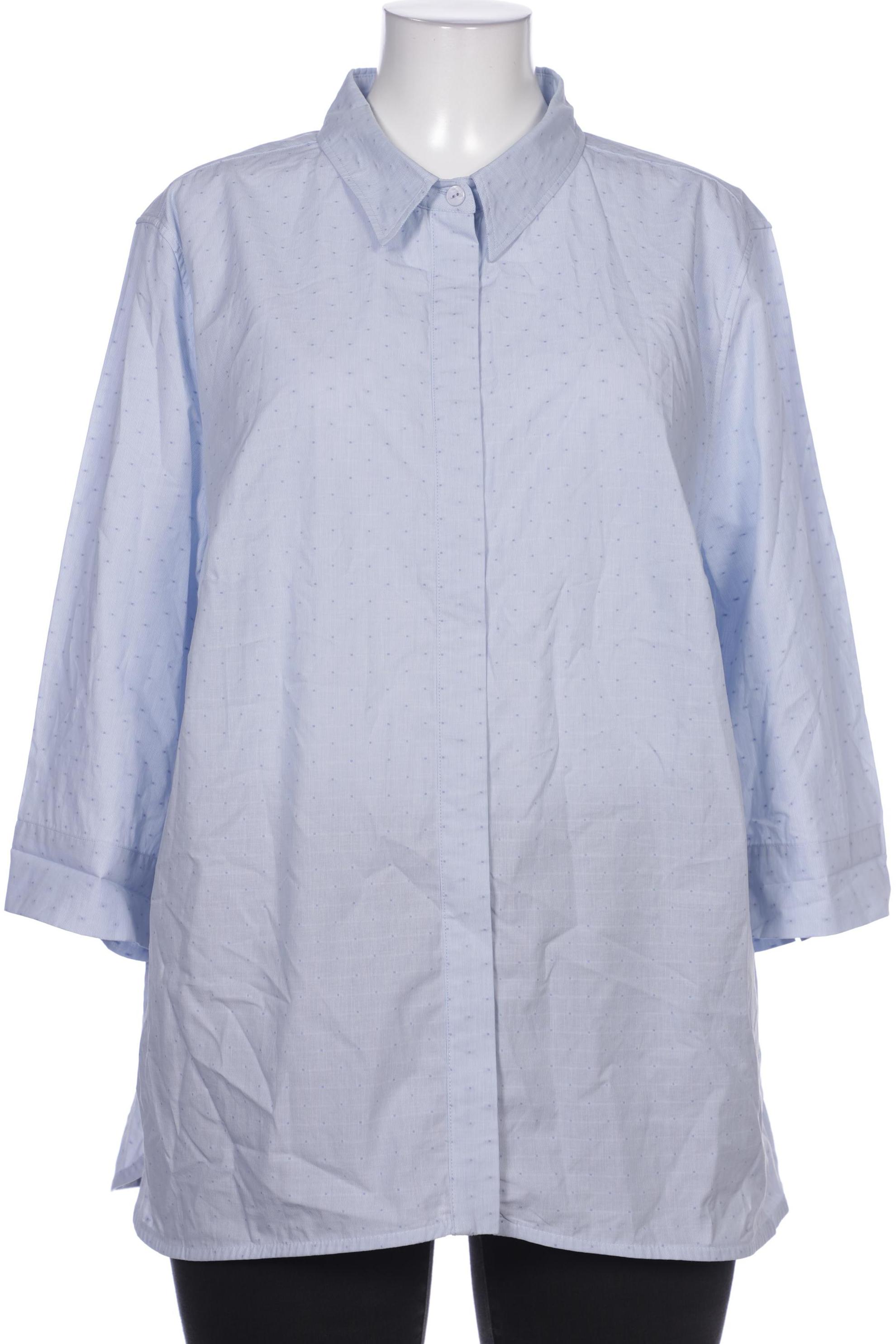 

Selection by Ulla Popken Damen Bluse, blau, Gr. 50