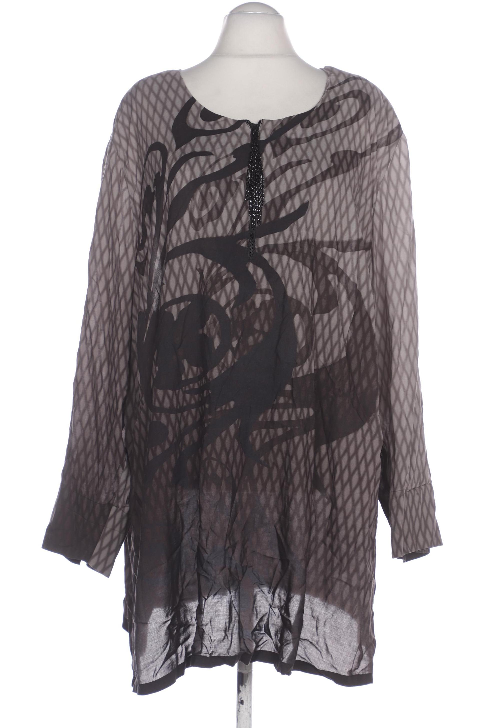 

Selection by Ulla Popken Damen Bluse, grau, Gr. 58