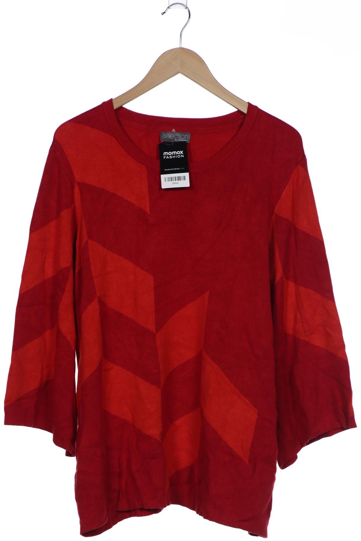 

Selection by Ulla Popken Damen Pullover, rot, Gr. 46
