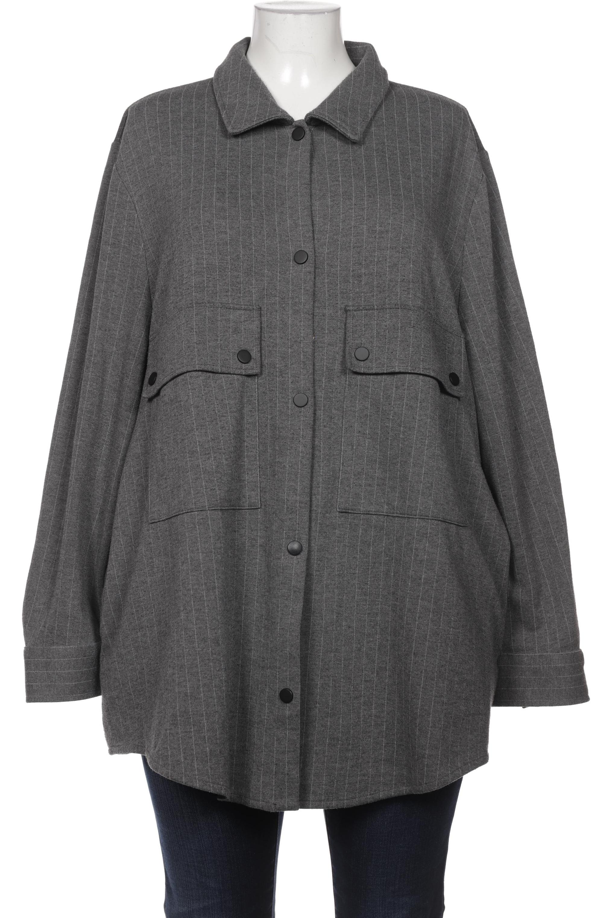 

Selection by Ulla Popken Damen Bluse, grau, Gr. 52