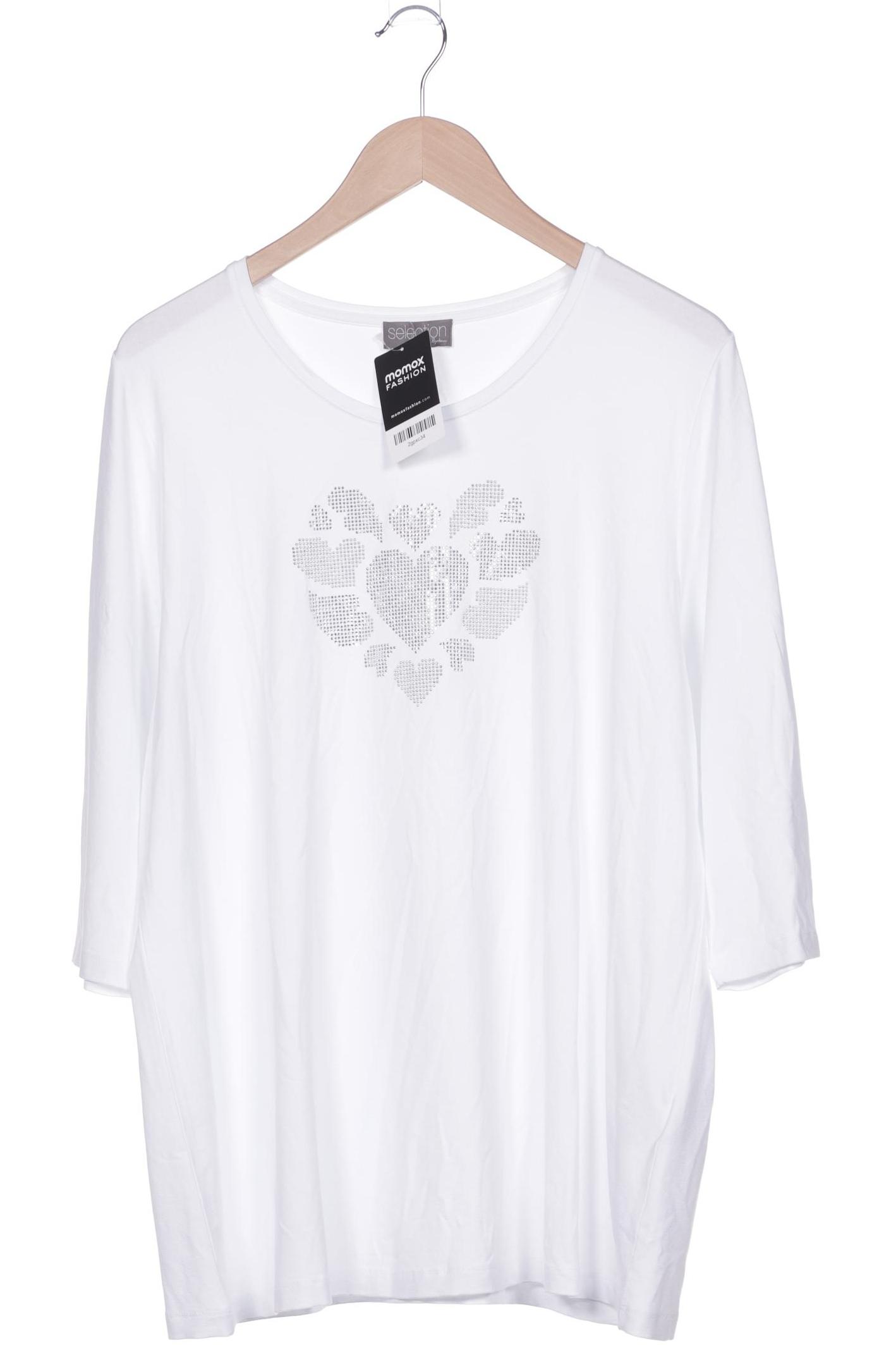 

Selection by Ulla Popken Damen Langarmshirt, weiß