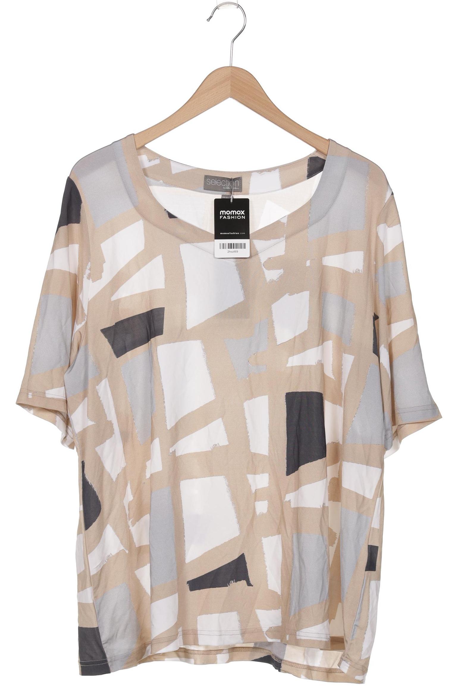 

Selection by Ulla Popken Damen T-Shirt, beige, Gr. 50