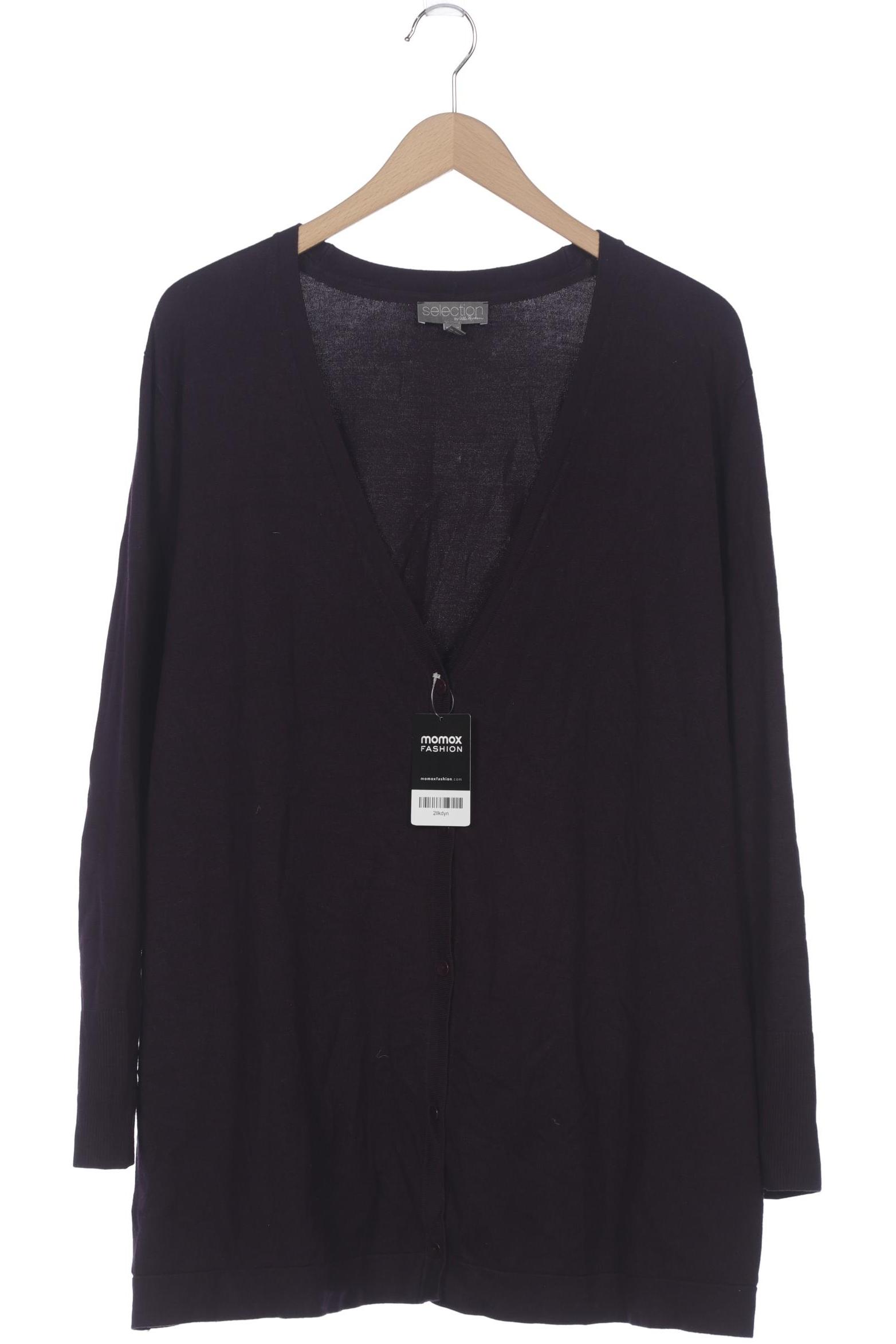 

Selection by Ulla Popken Damen Strickjacke, flieder, Gr. 50