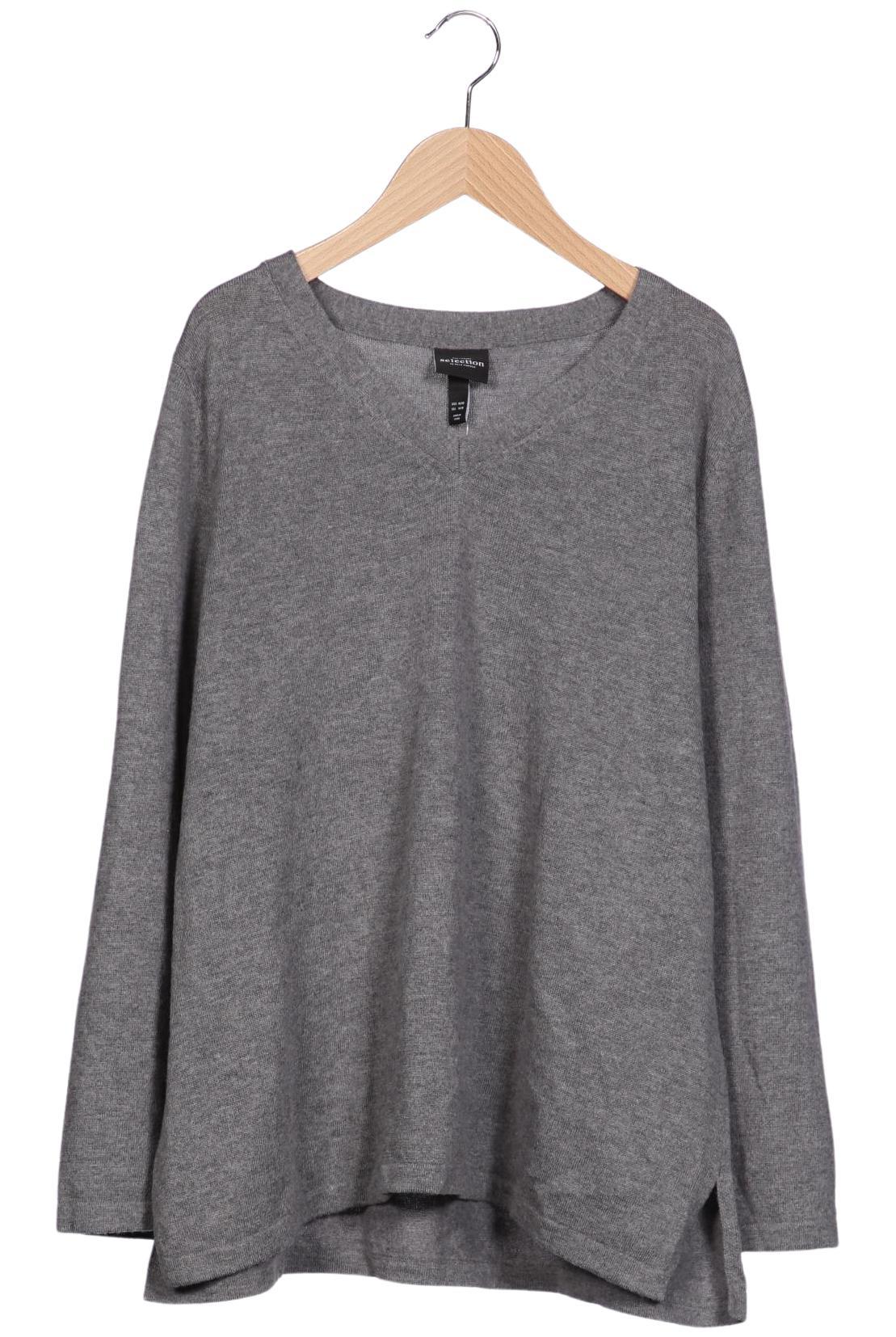 

Selection by Ulla Popken Damen Pullover, grau, Gr. 46